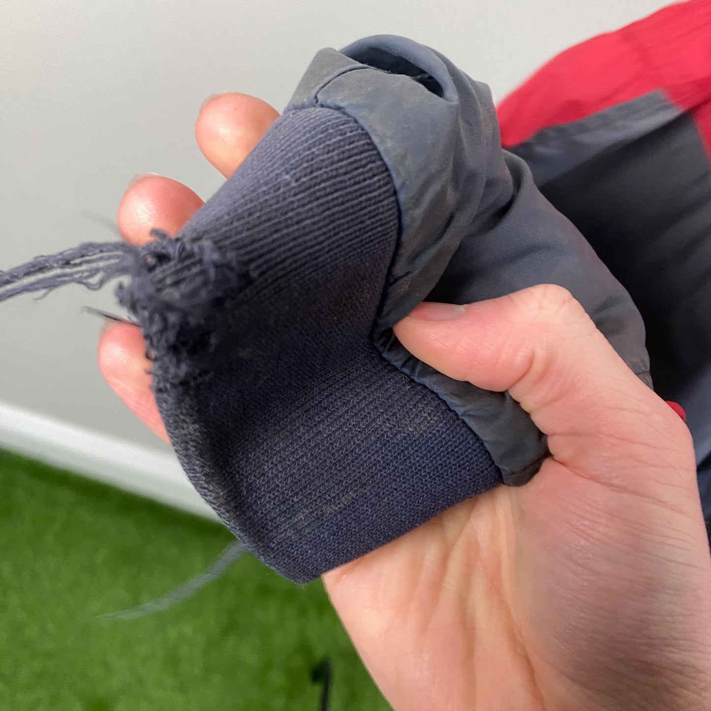 00s Nike Windbreaker Jacket Red Large