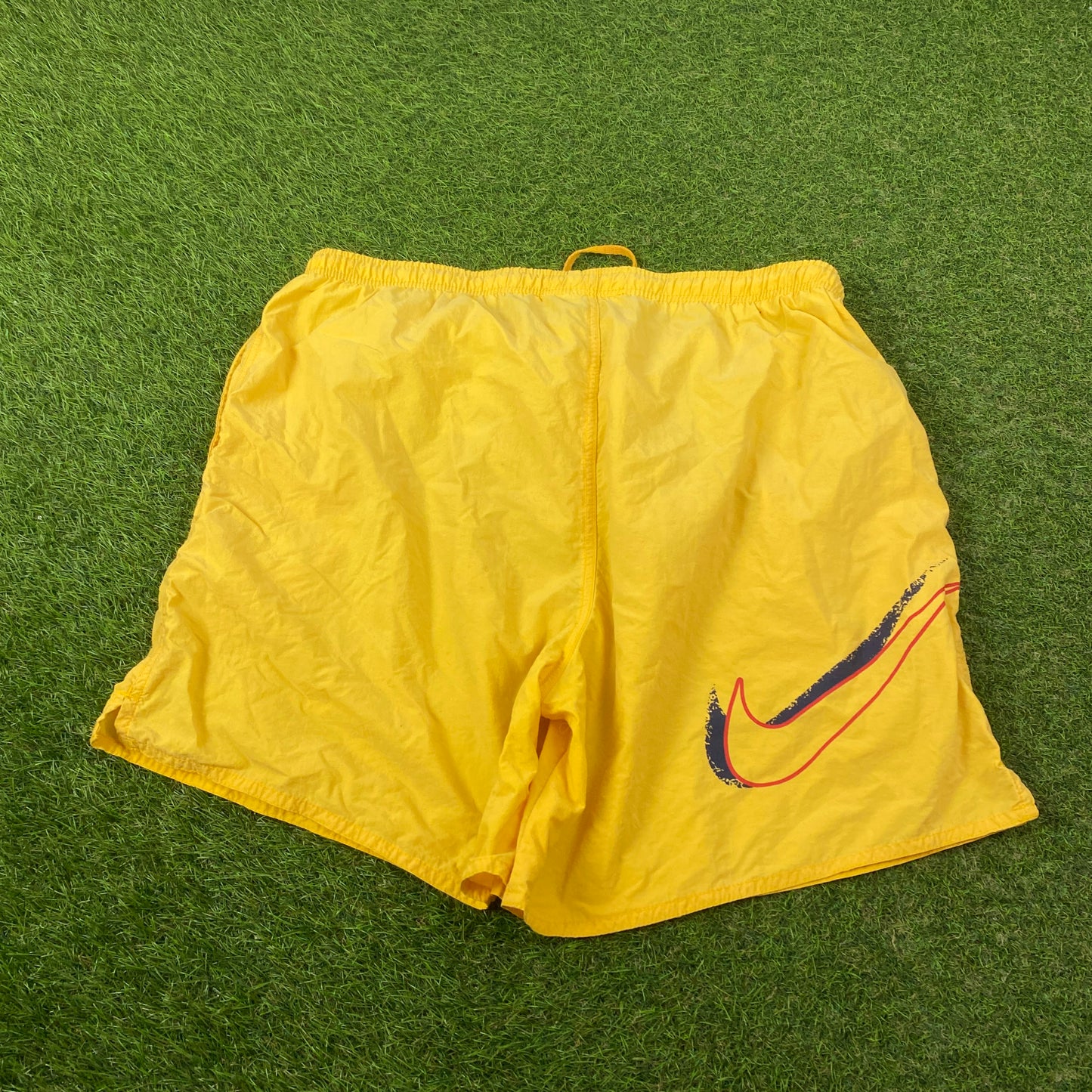 90s Nike Shorts Yellow Large