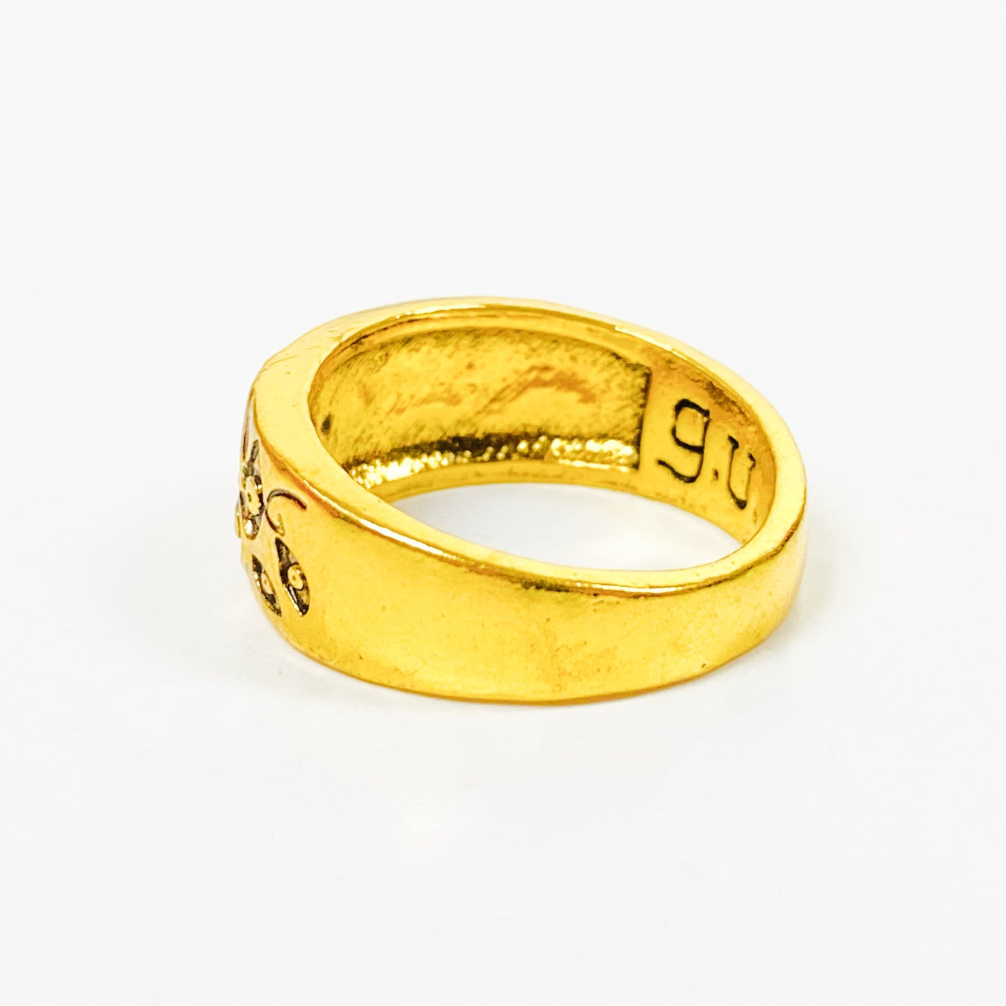 Retro Eye Ring Gold