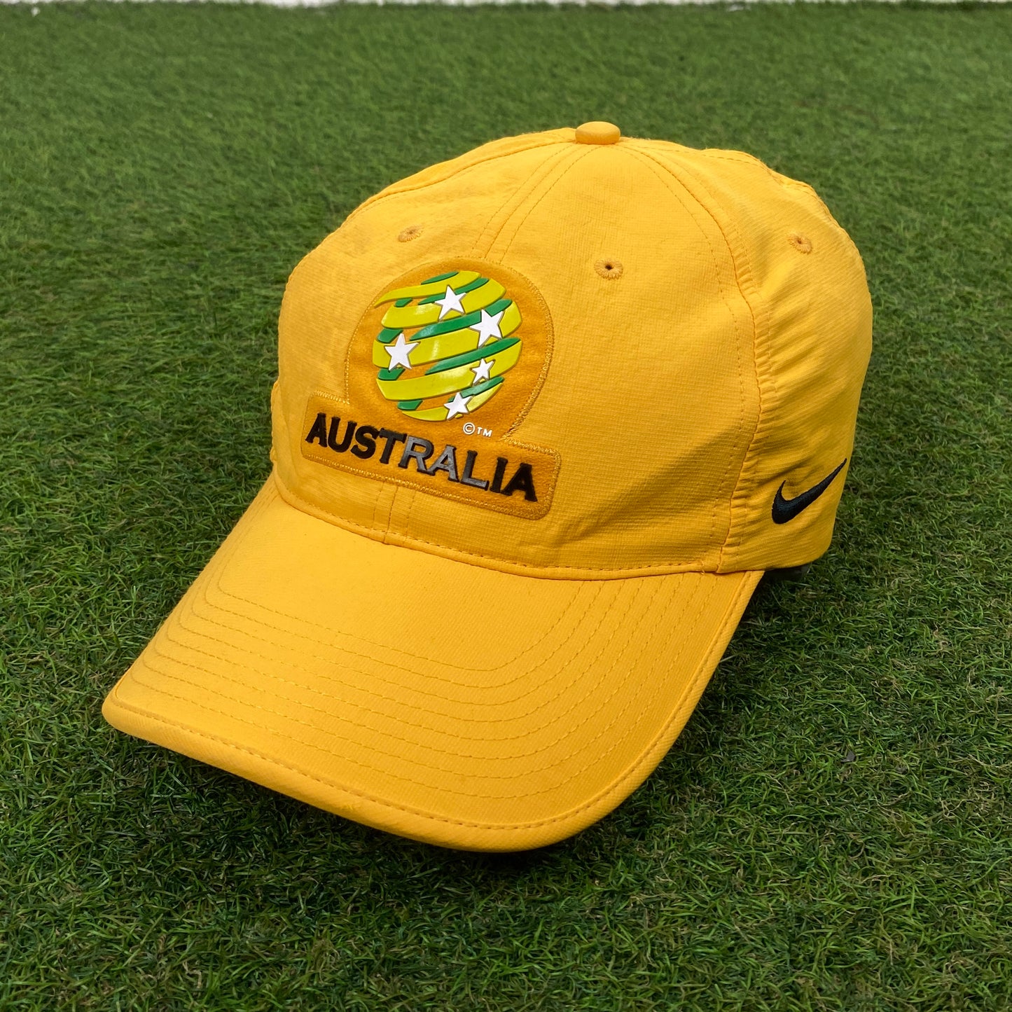 00s Nike Australia Football Hat Yellow