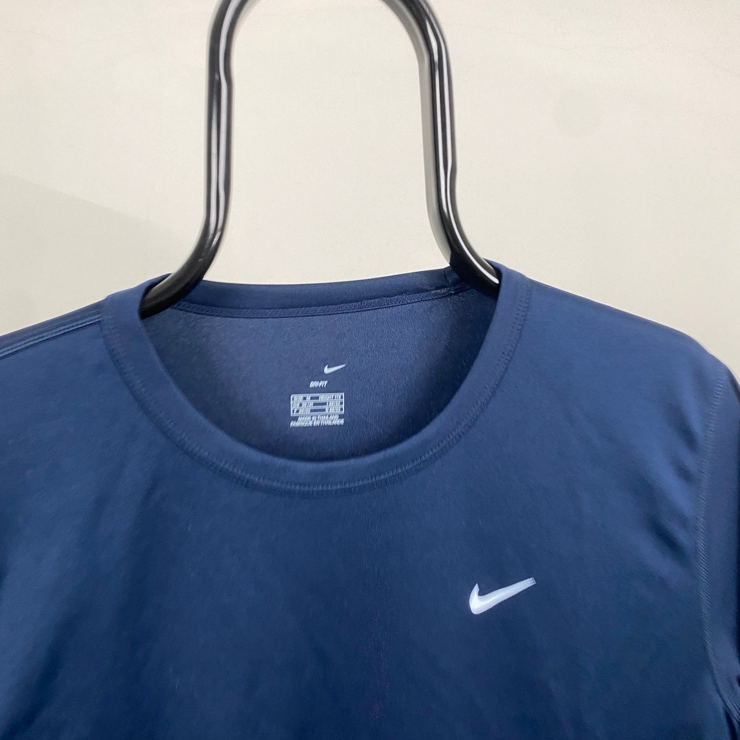 00s Nike Dri-Fit Running T-Shirt Blue Medium