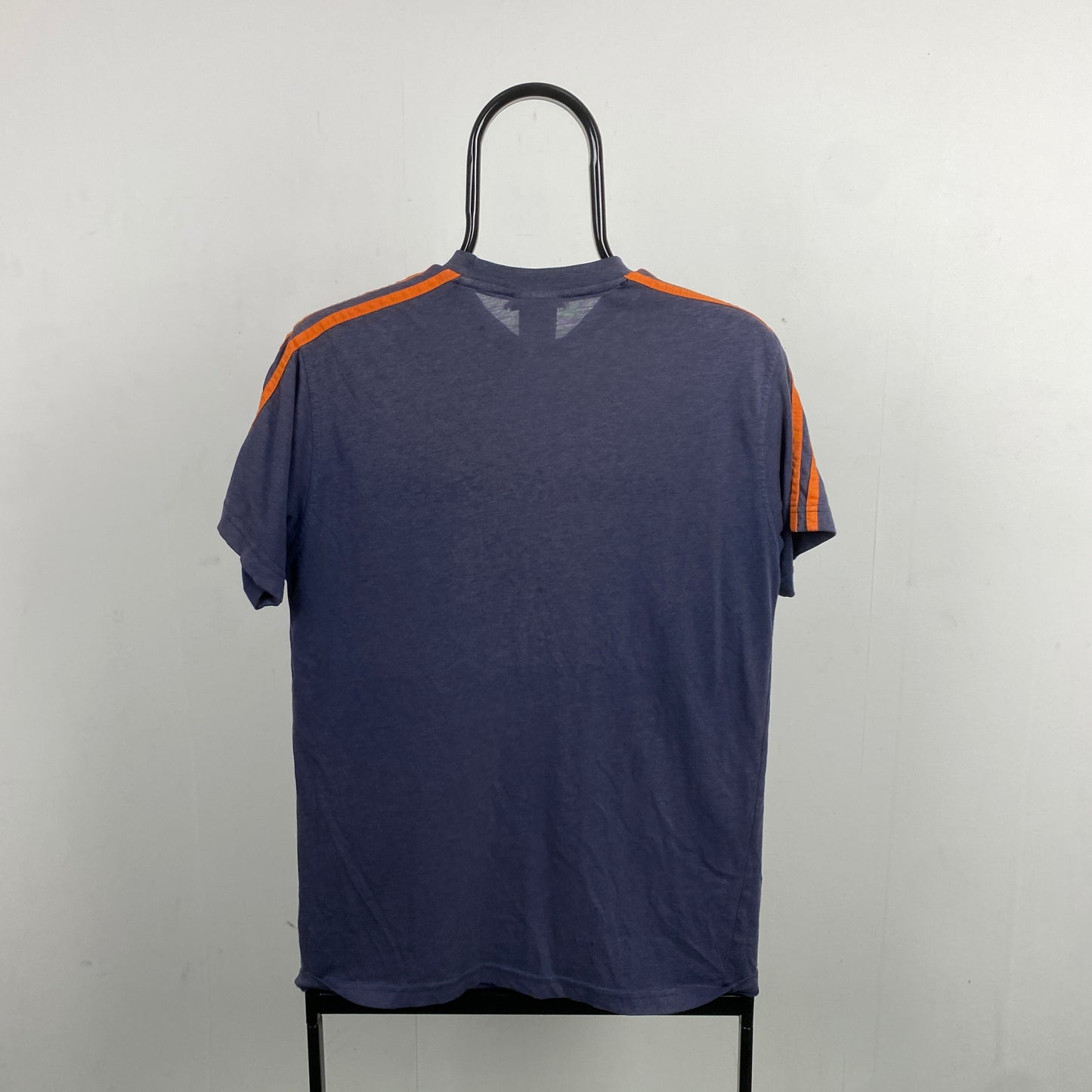 90s Adidas T-Shirt Blue Medium