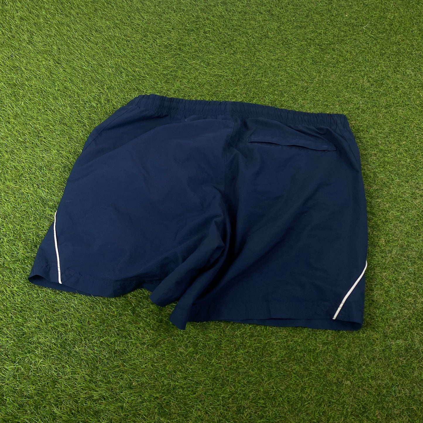 00s Nike Piping Shorts Blue Large