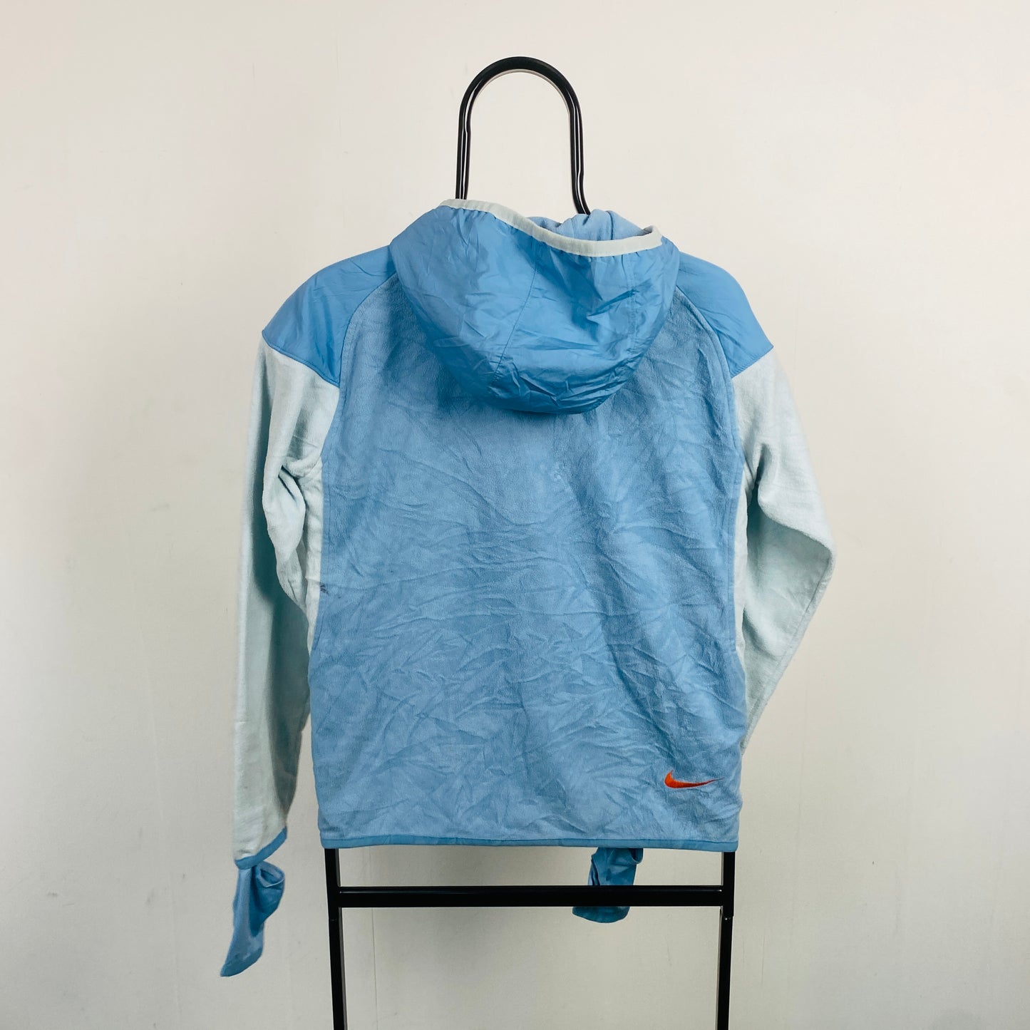 00s Nike Fleece Zip Hoodie Baby Blue Small