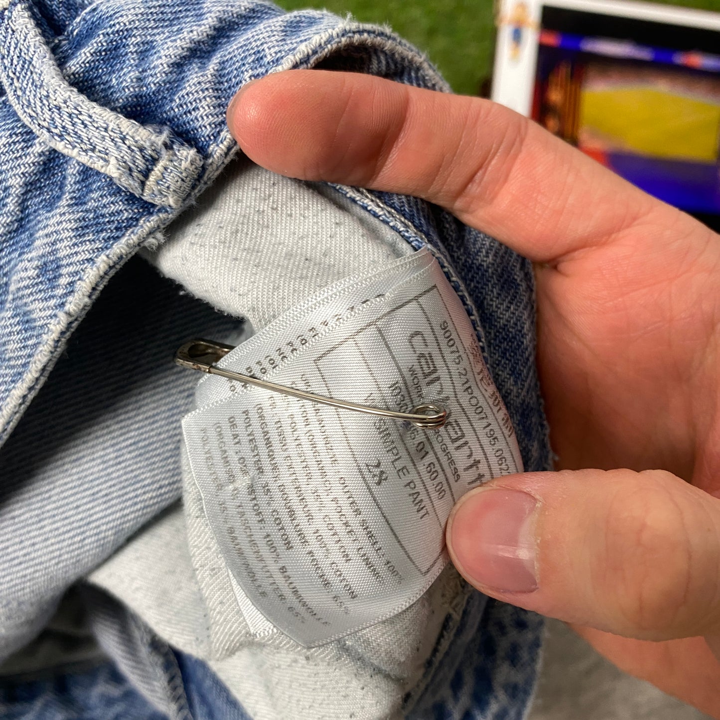00s Carhartt Simple Jeans Blue Small 28 Waist Joggers