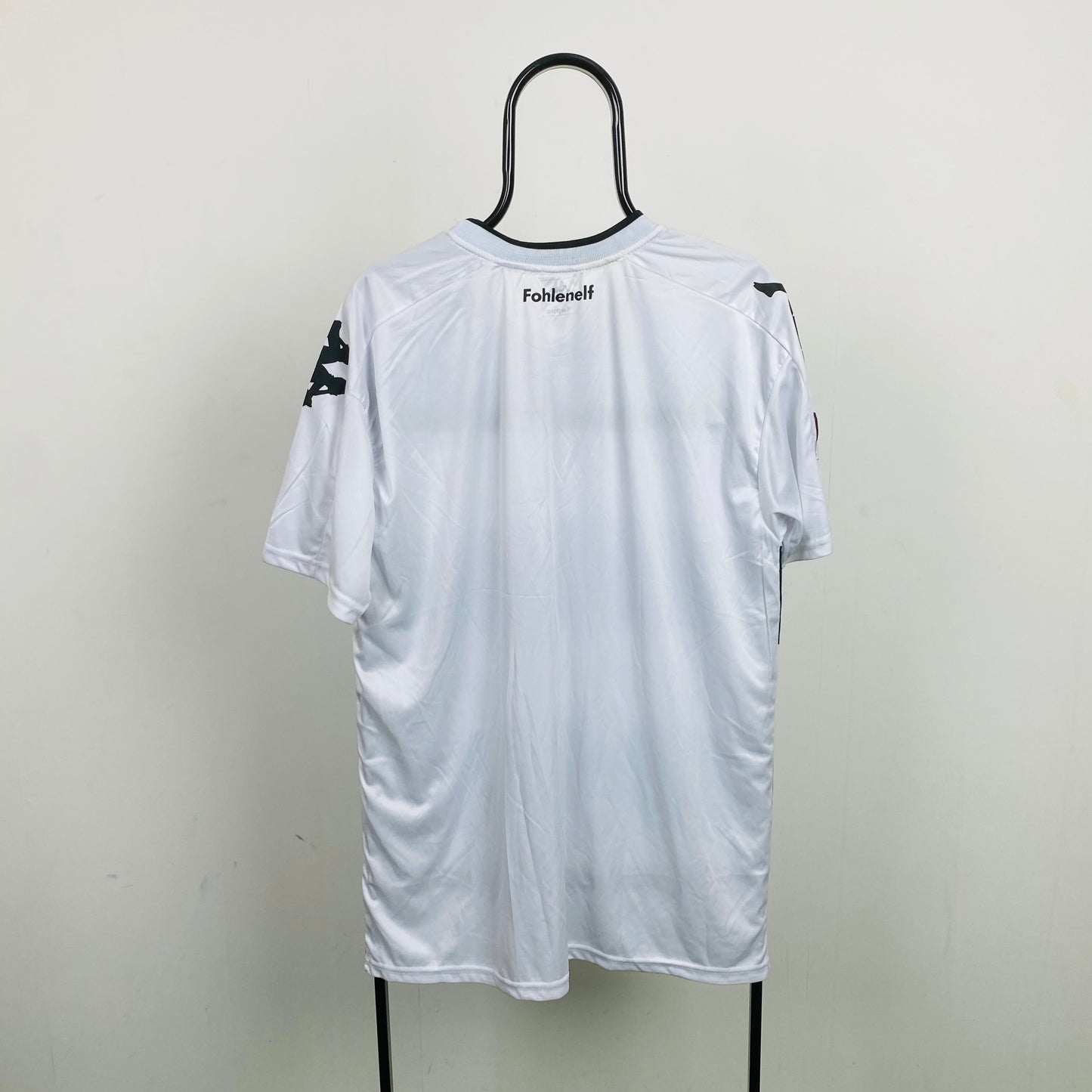 00s Adidas Borussia Munchengladbach Football Shirt T-Shirt White XXL