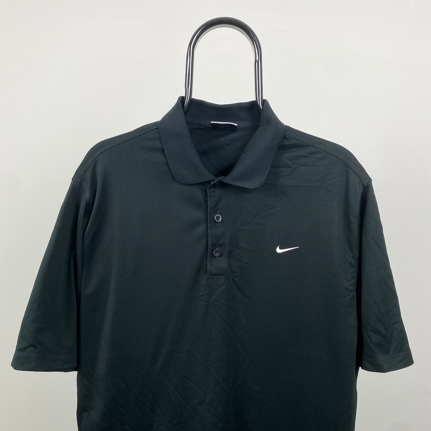 00s Nike Golf Polo Shirt T-Shirt Black XL