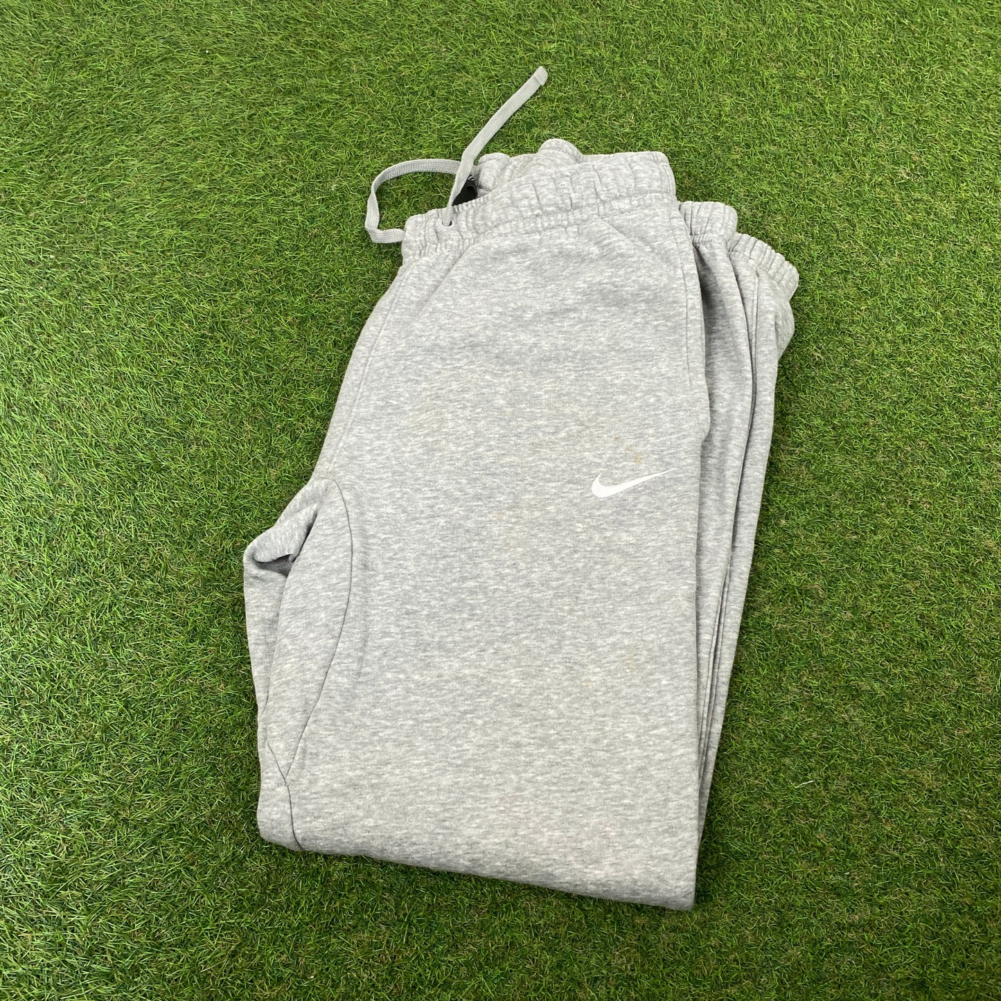 00s Nike Cotton Joggers Grey Small