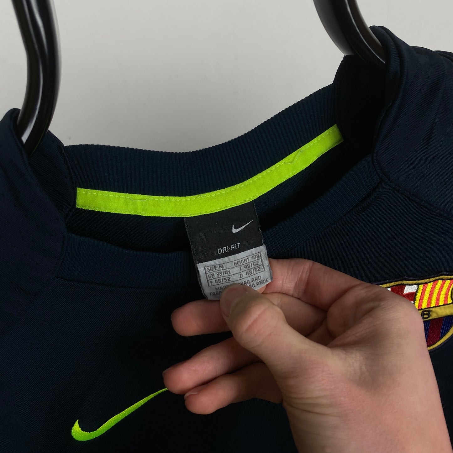 00s Nike Barcelona Sweatshirt Blue Medium