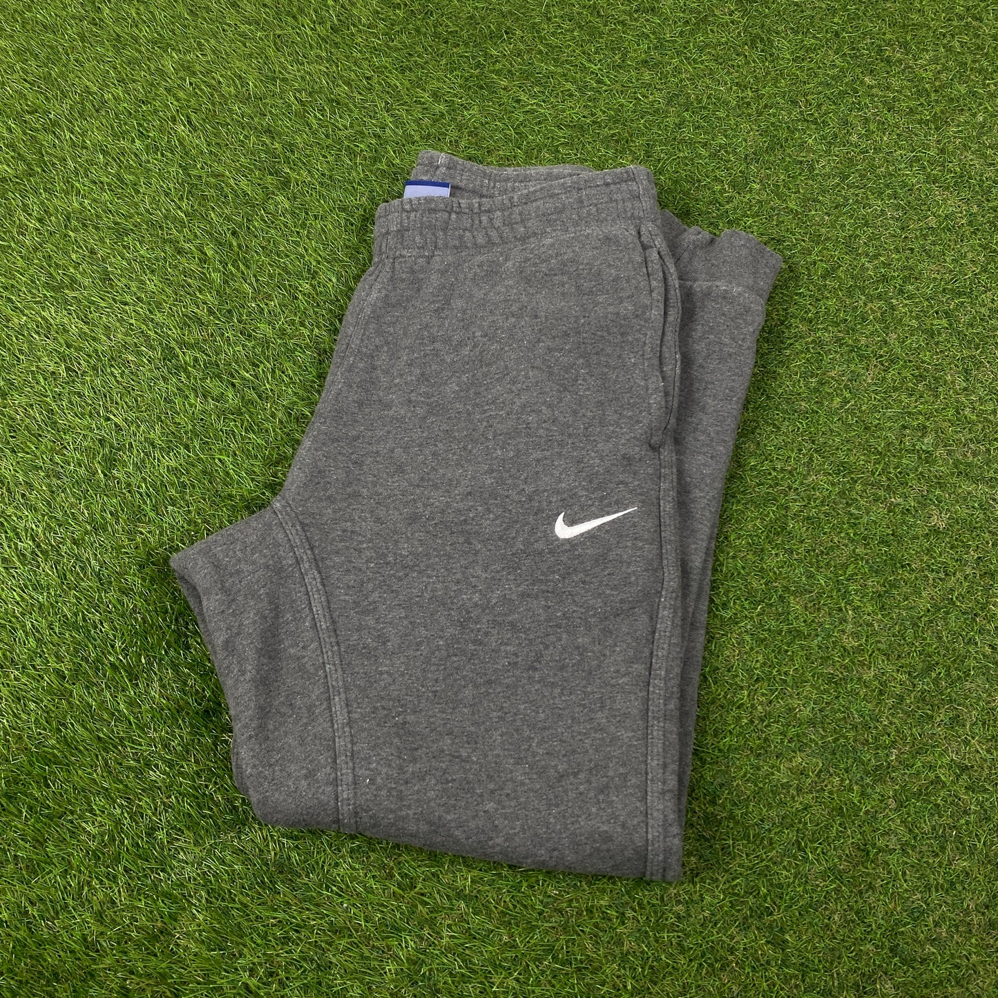 00s Nike Cotton Joggers Grey Small
