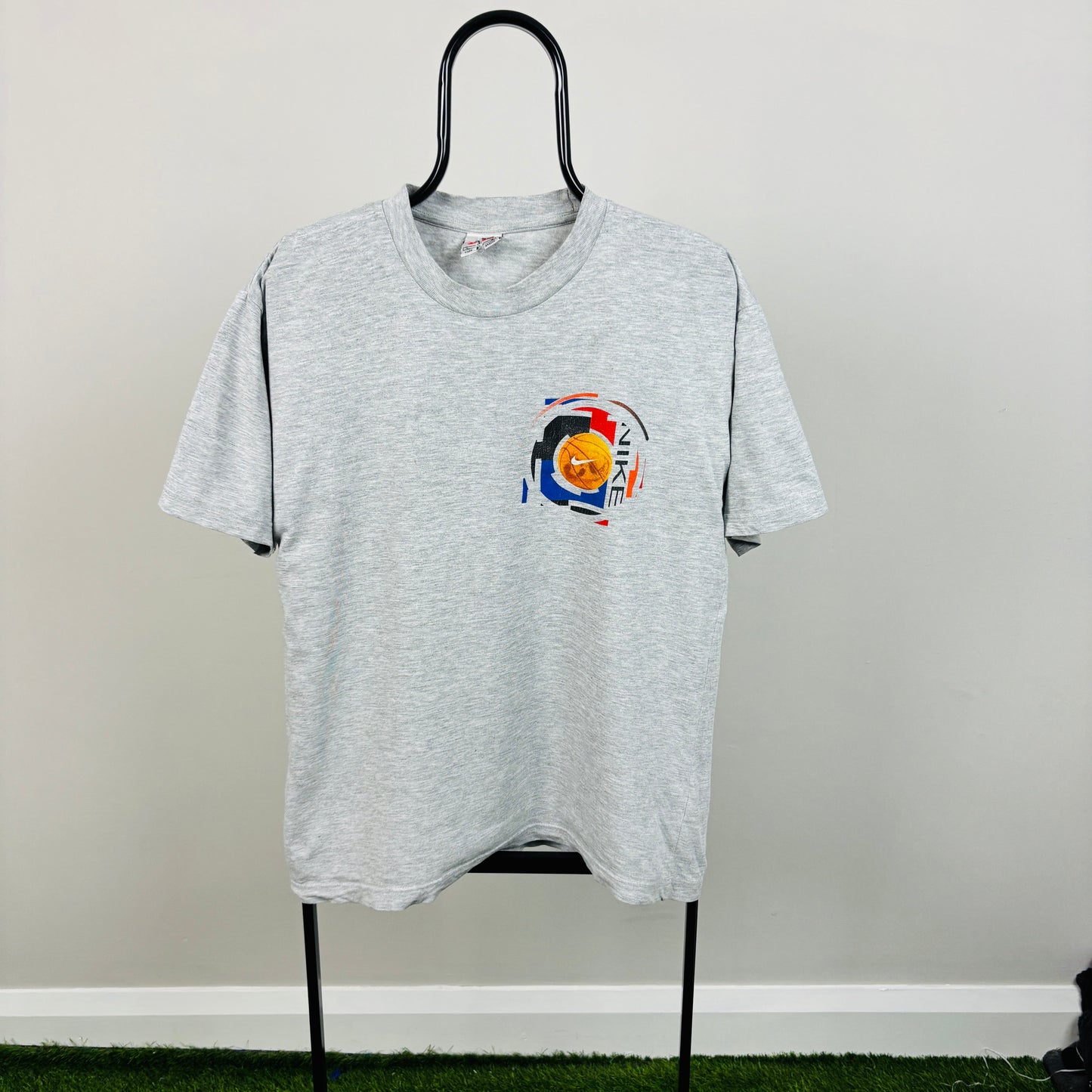 90s Nike Basketball T-Shirt Grey Medium