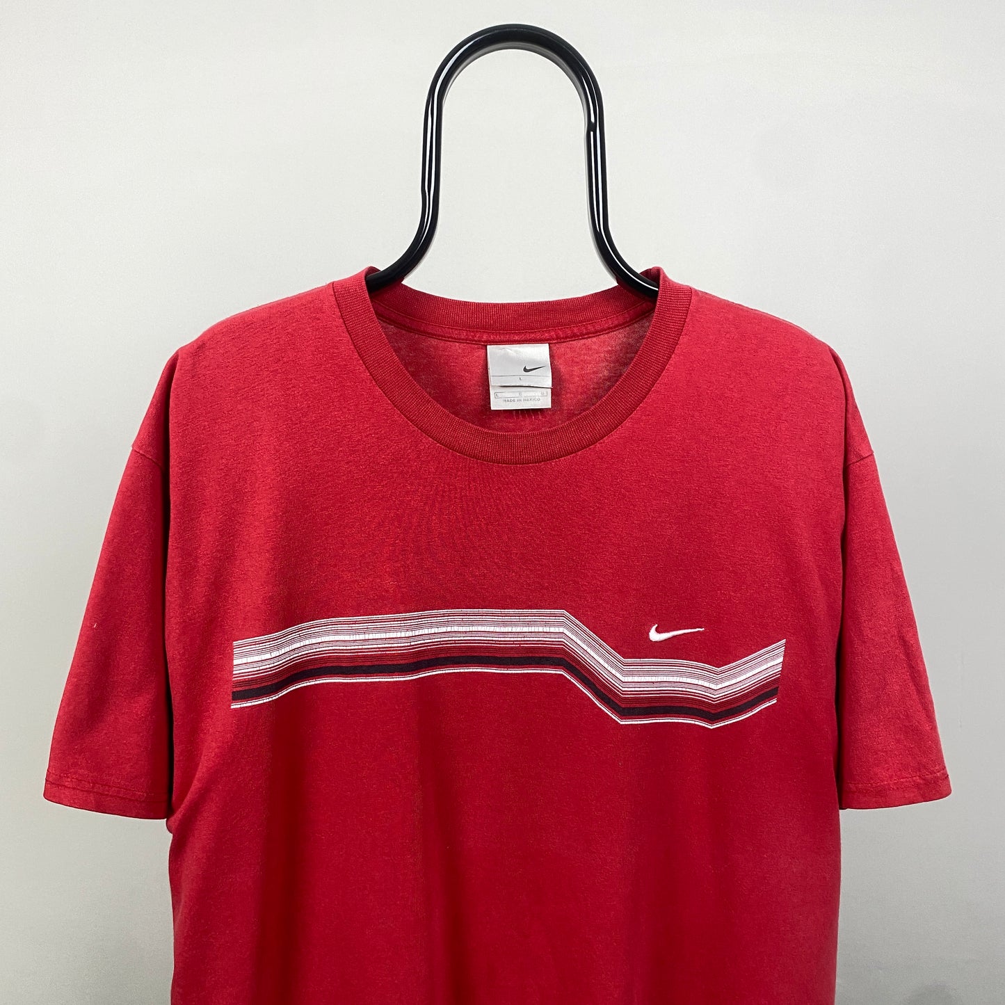 00s Nike T-Shirt Red Large