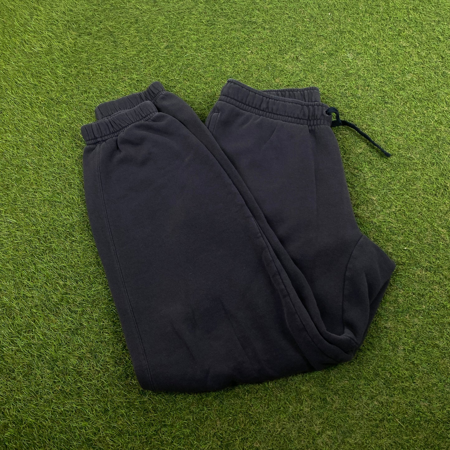 00s Nike Wide Leg Cotton Joggers Blue Small