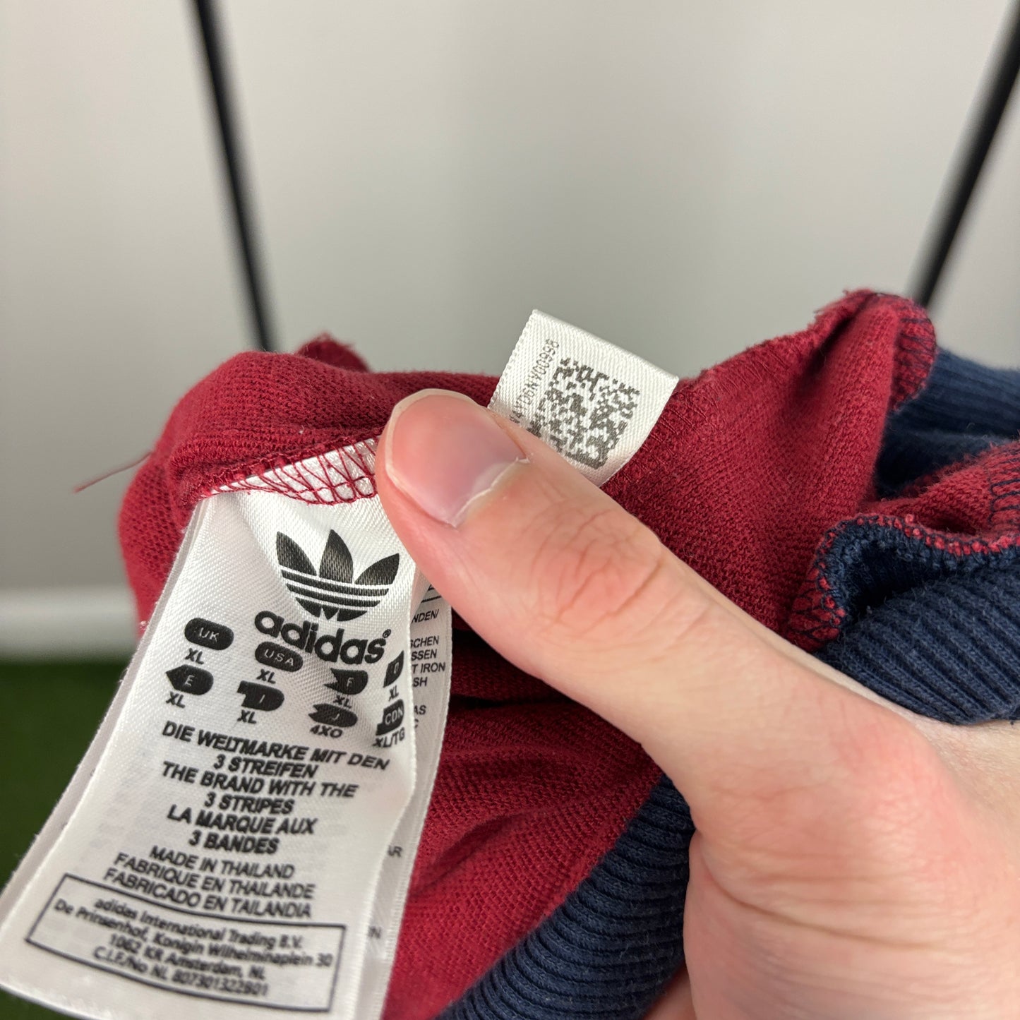 00s Adidas I Love Barcelona Jacket Red XL
