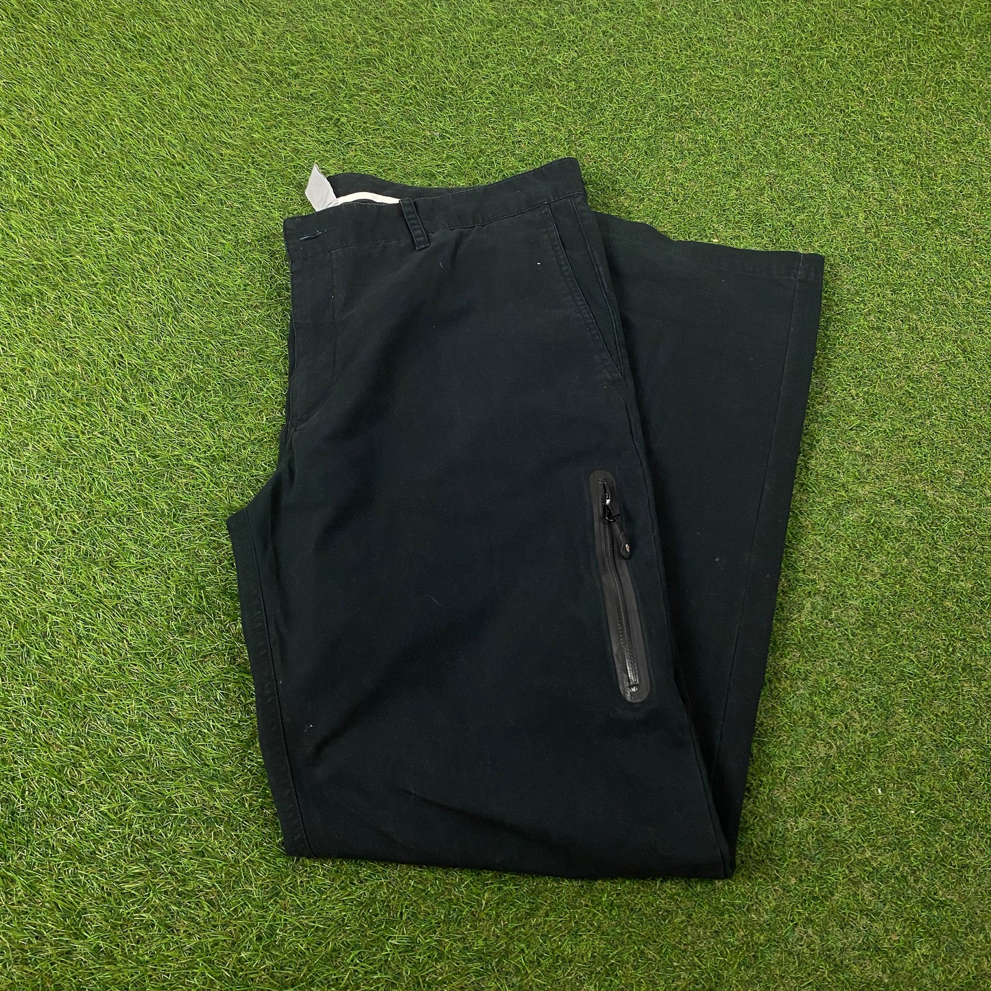 00s Nike Cargo Trousers Joggers Black Large