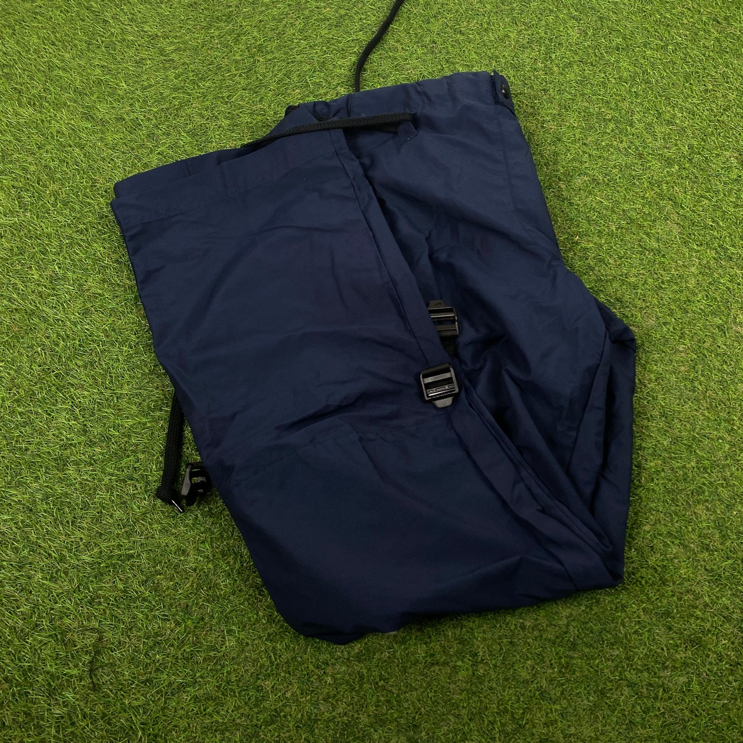 00s Nike Baggy Parachute Joggers Blue Medium