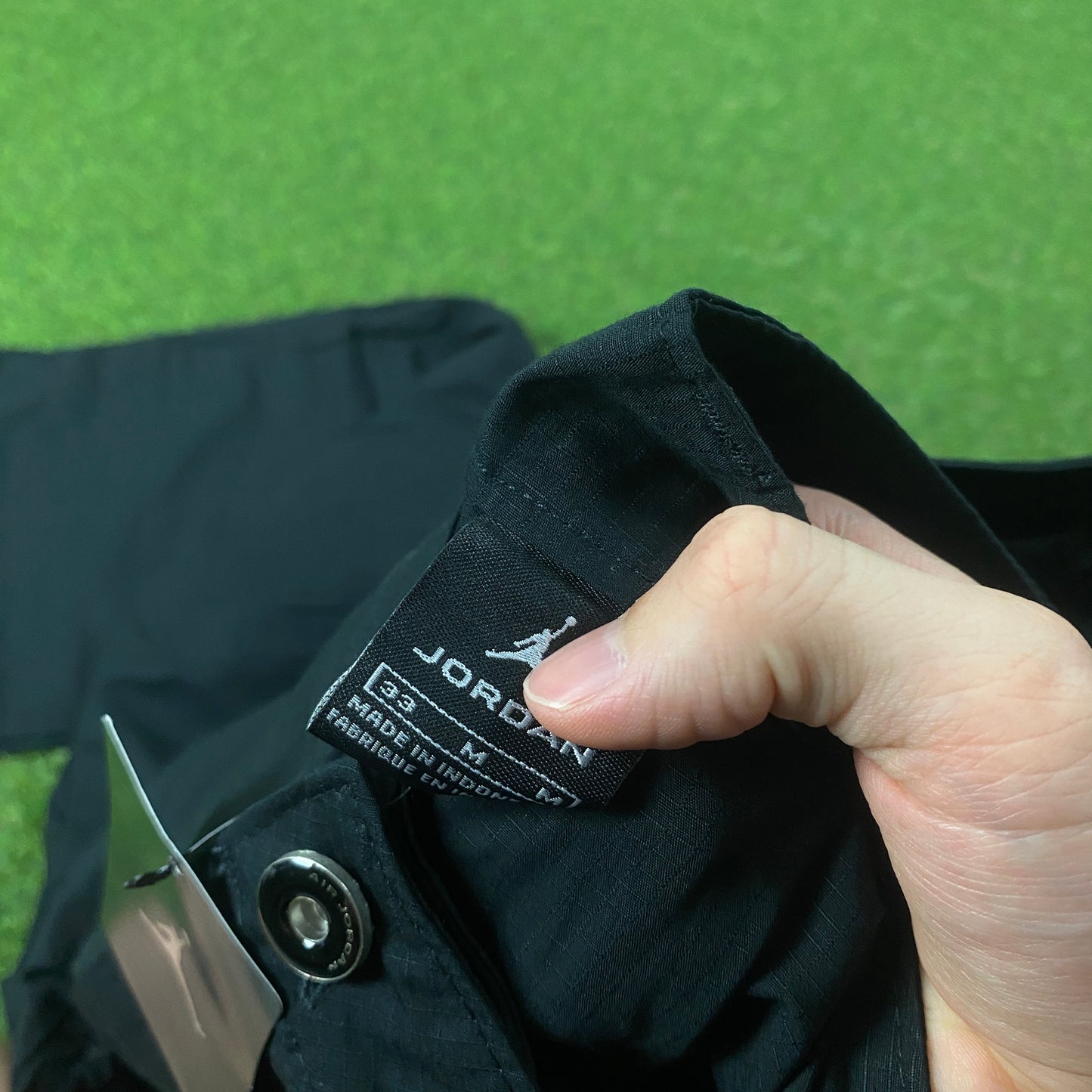 00s Nike Jordan Cargo Joggers Black Medium