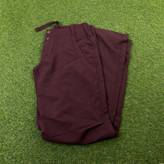 00s Nike Parachute Joggers Purple Small
