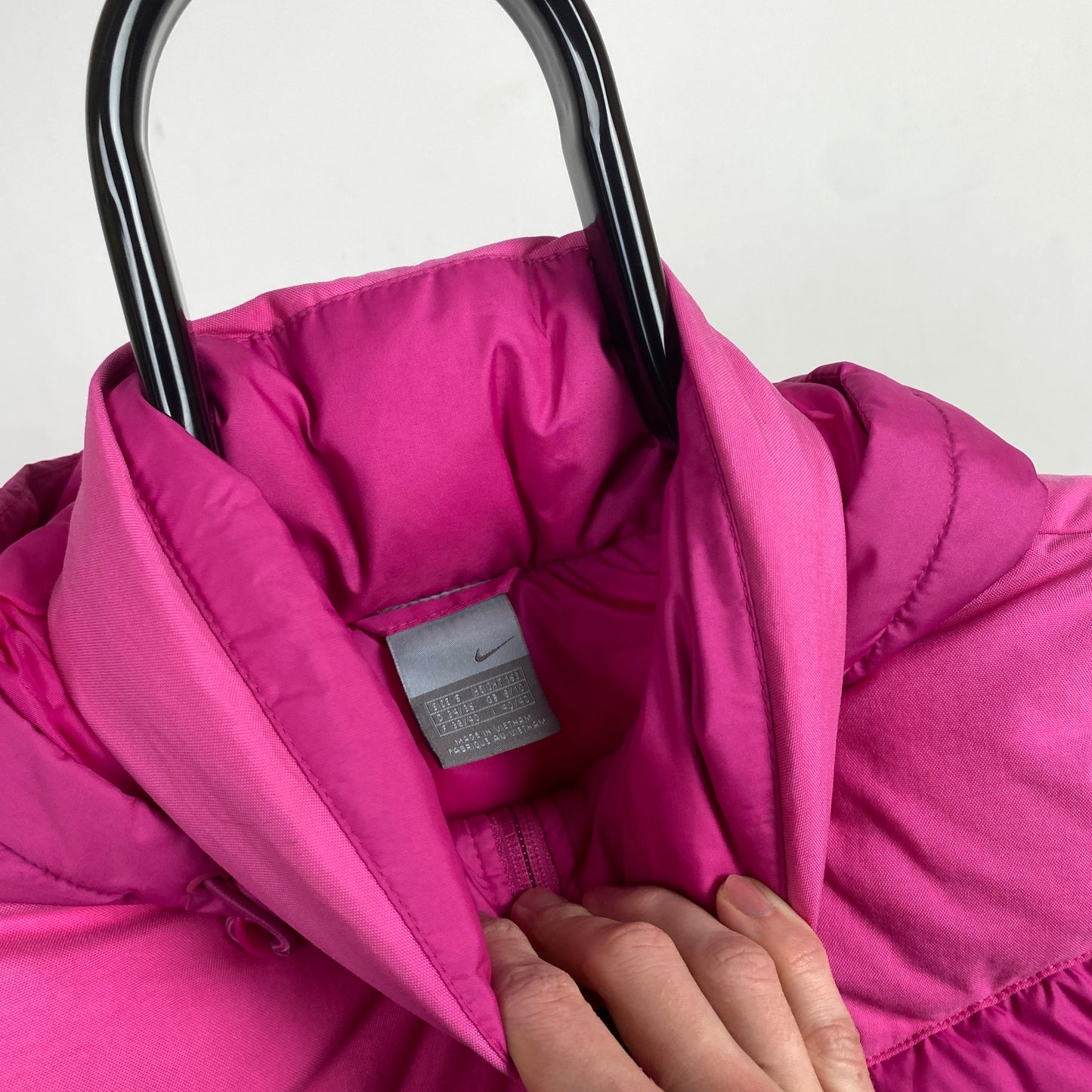 00s Nike Puffer Gilet Jacket Coat Pink Small