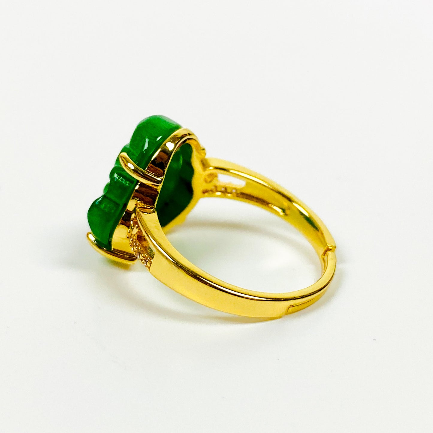 Retro Vintage Buddha Ring Gold