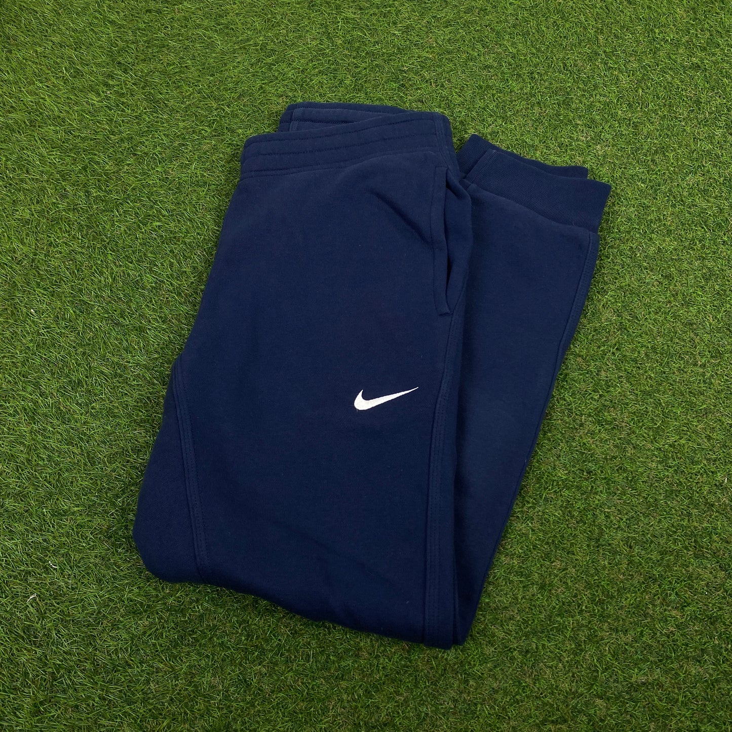 00s Nike Cotton Joggers Blue Small
