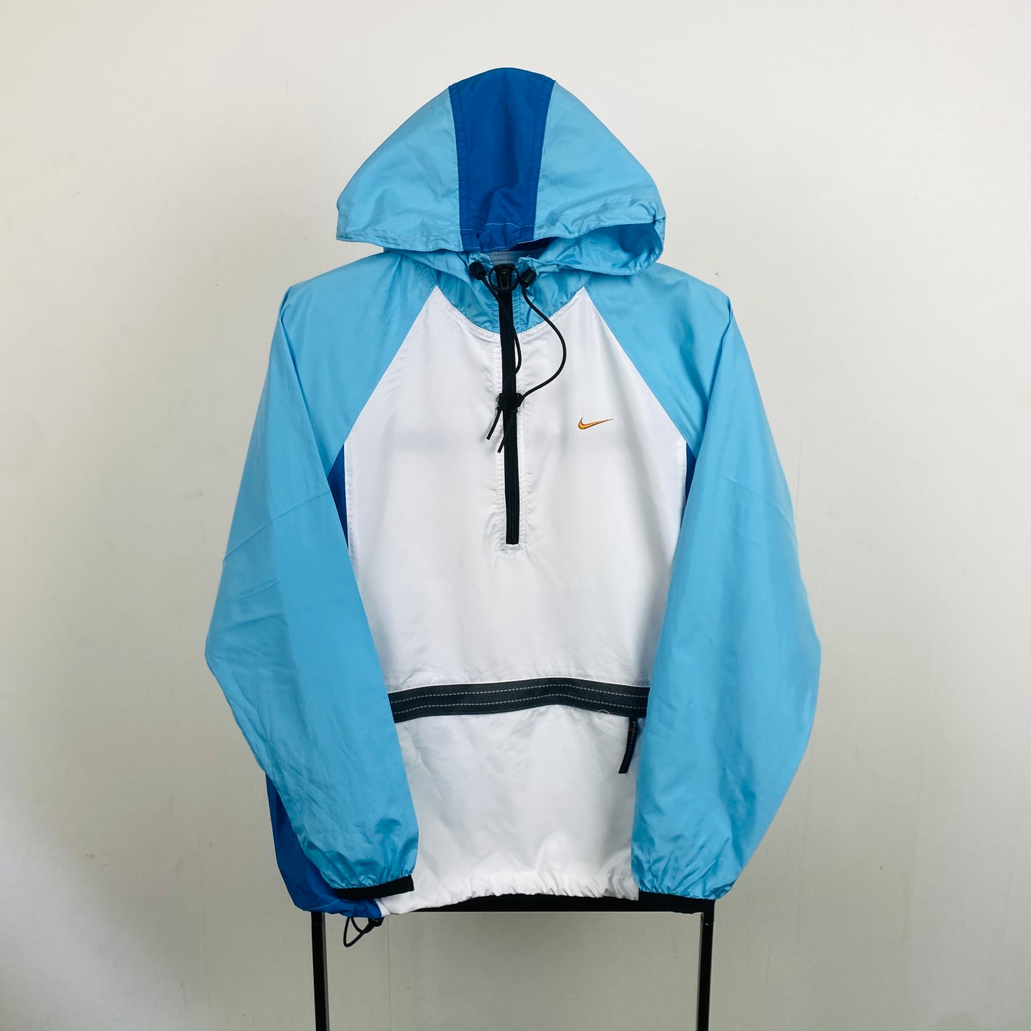 90s Nike Windbreaker Jacket White Medium