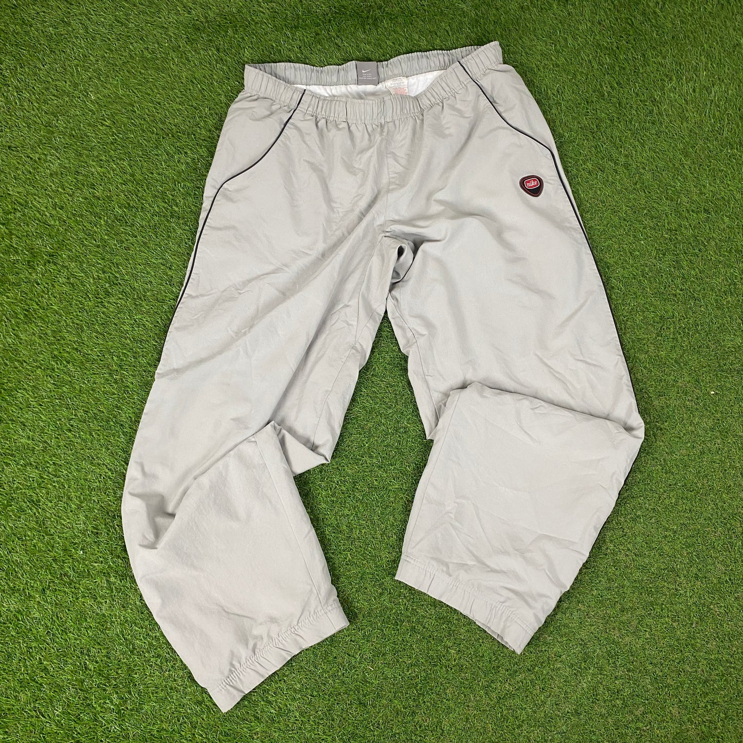 00s Nike Piping Tracksuit Set Windbreaker + Joggers Blue XXL