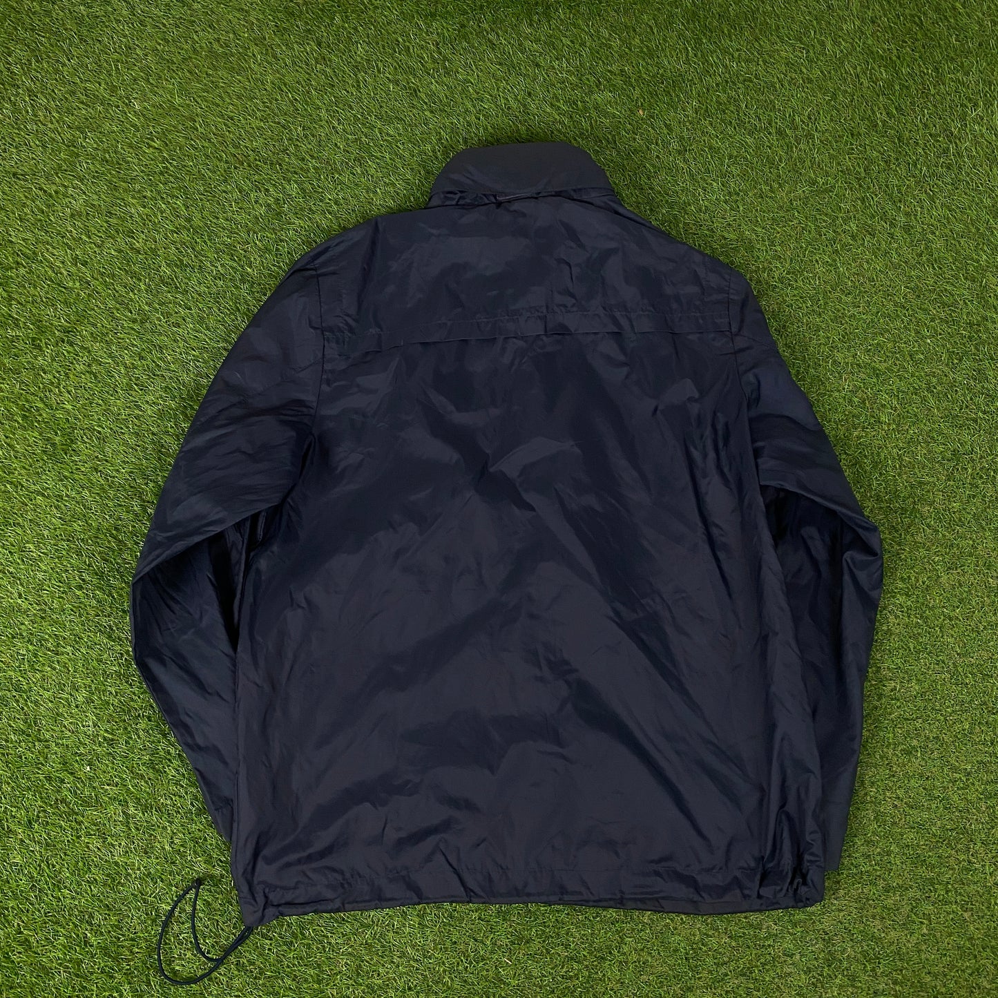 00s Nike Windbreaker Jacket + Joggers Set Blue Medium