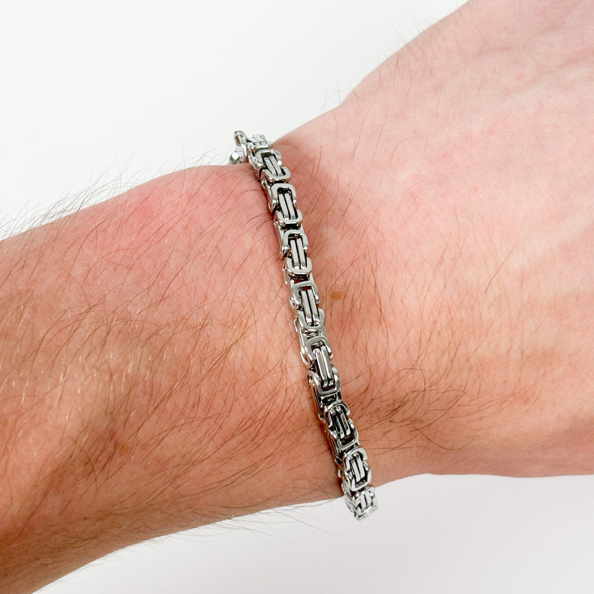Vintage Geometric Bracelet .925 Silver