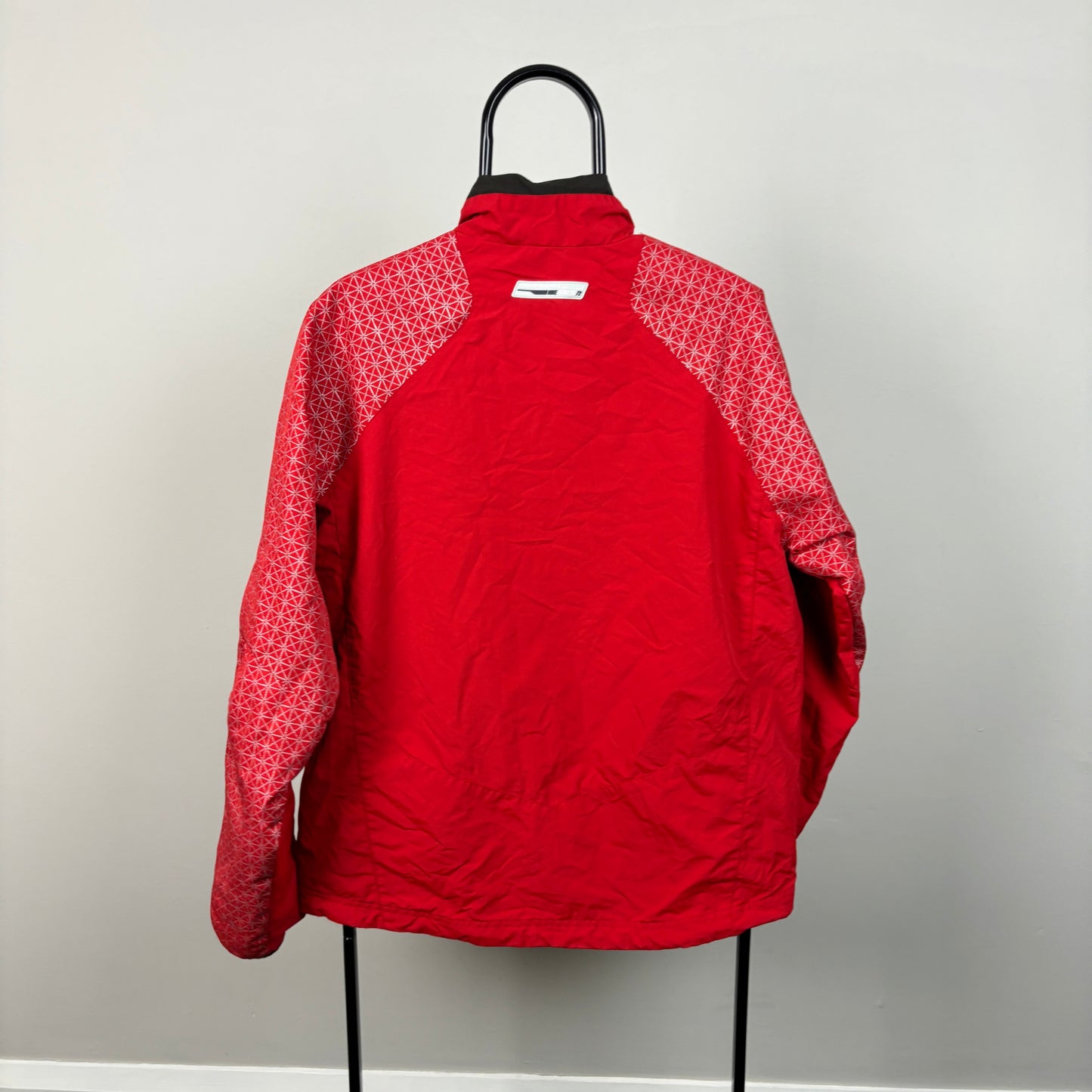 00s Nike Double Zip Windbreaker Jacket Red Medium