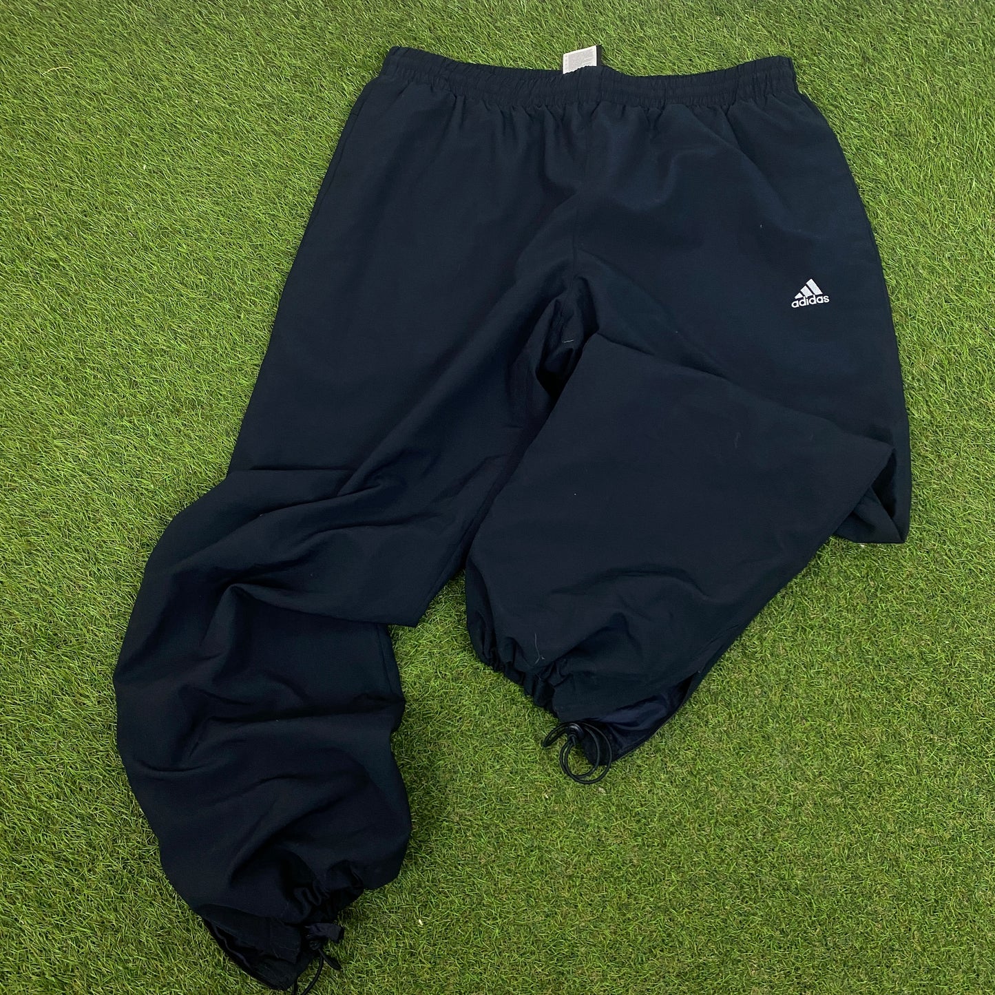 2001/02 Adidas France Football Tracksuit Jacket + Joggers Set Red Large