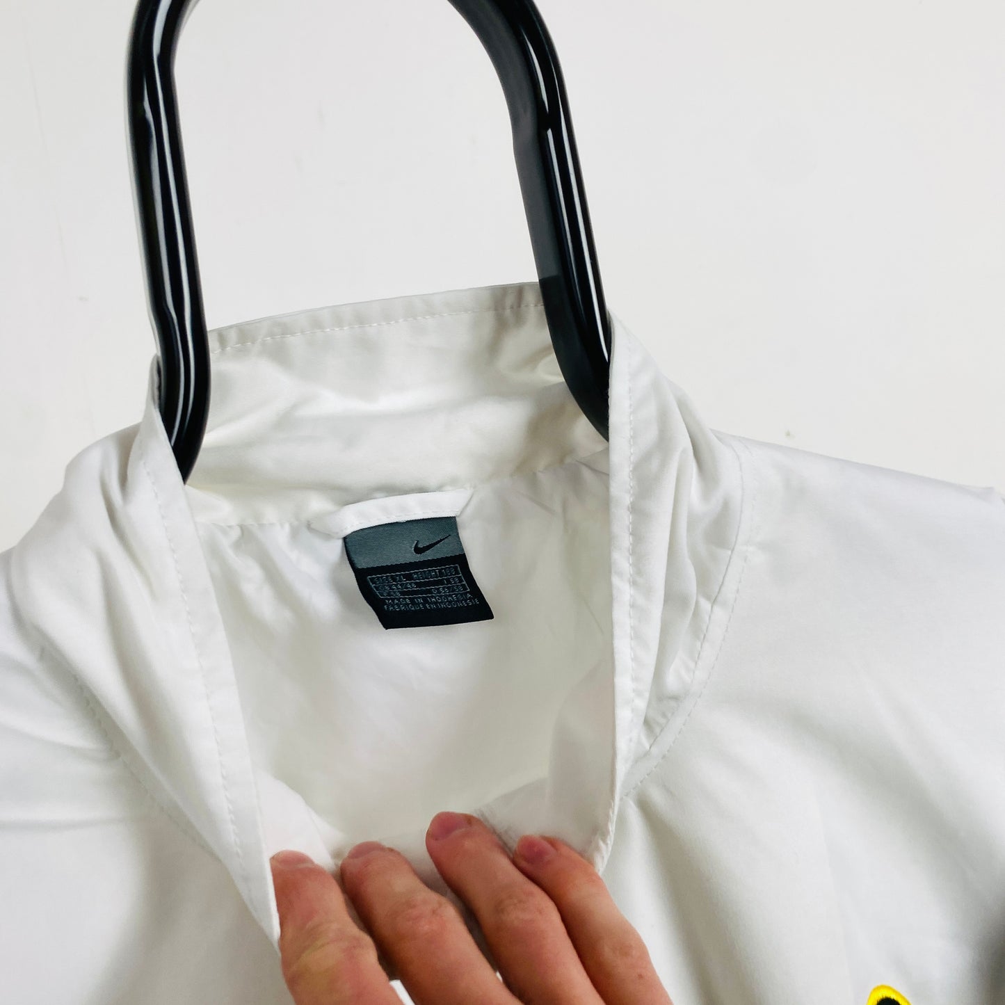 00s Nike Inter Milan Windbreaker Jacket White XL