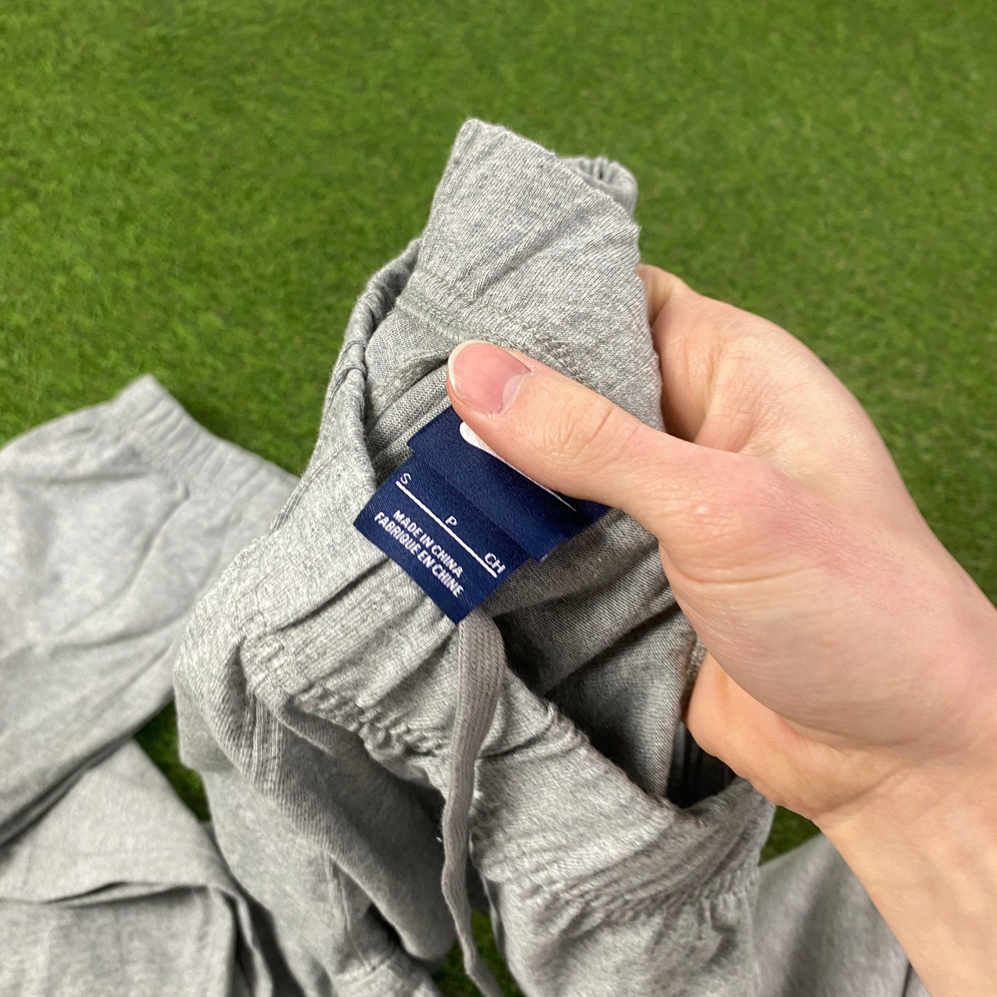 00s Nike Cotton Joggers Grey Small