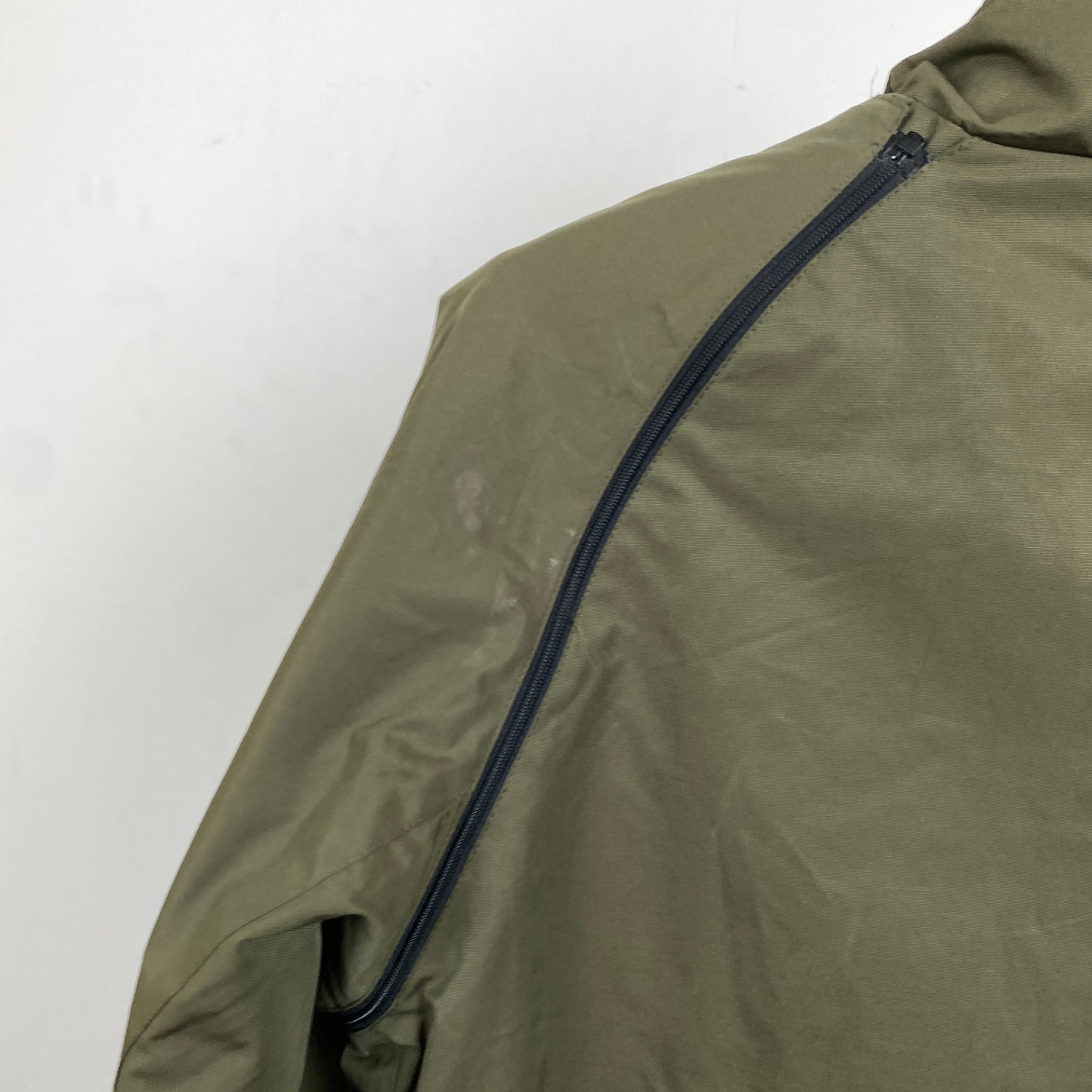 90s Nike Removable Sleeve Windbreaker Jacket Green Medium