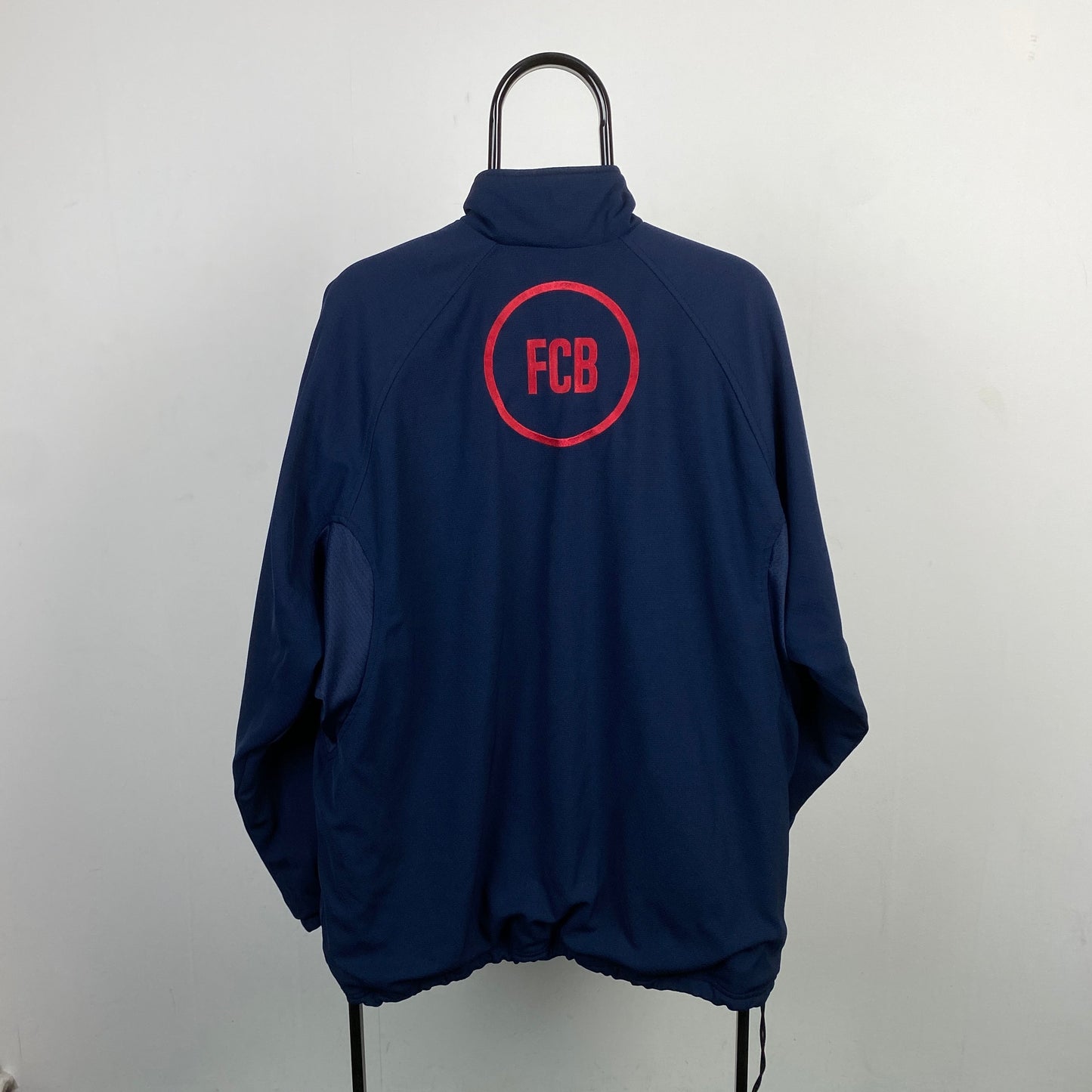 00s Nike Barcelona Reversible Coat Jacket Red Blue Medium