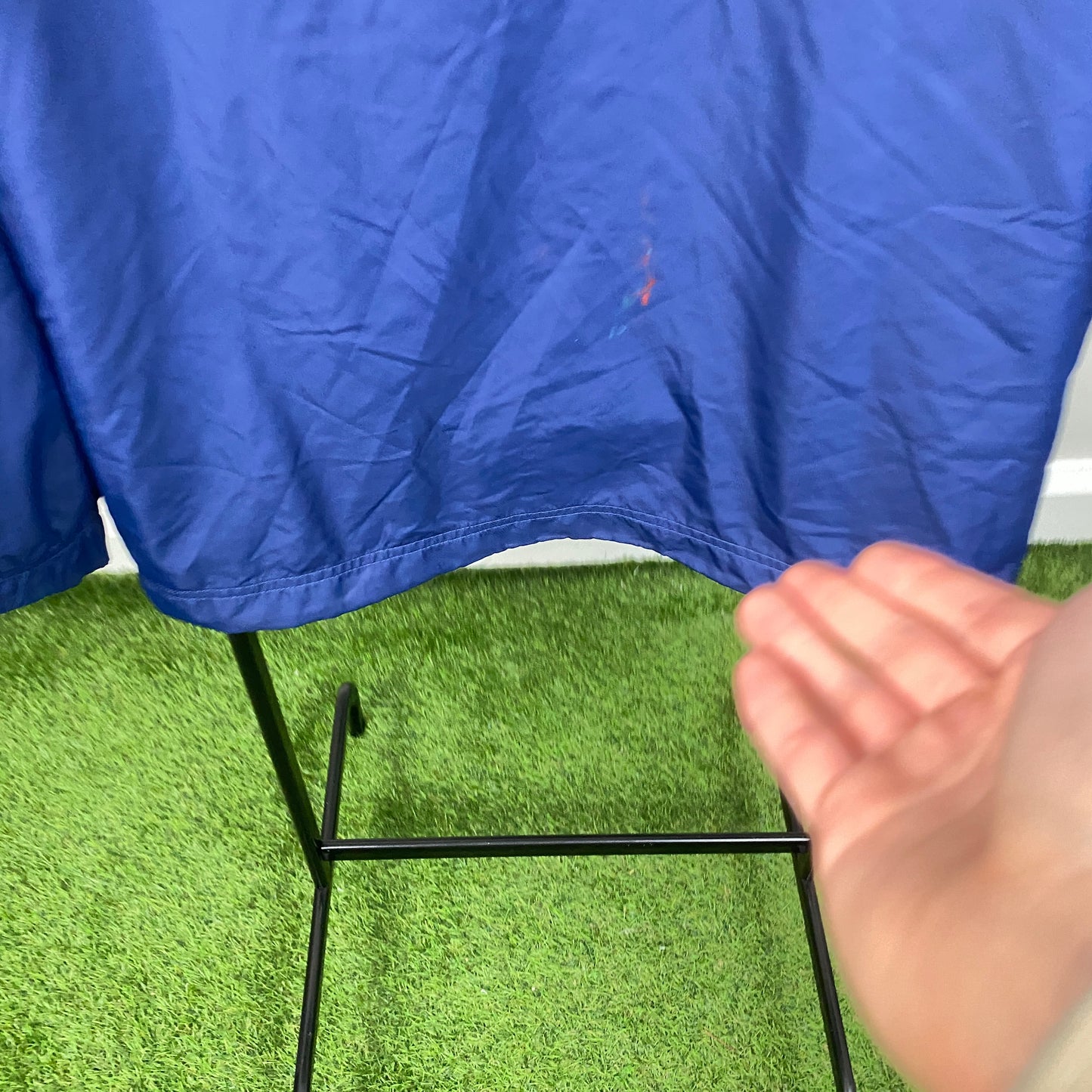 90s Nike Windbreaker Jacket Blue Large