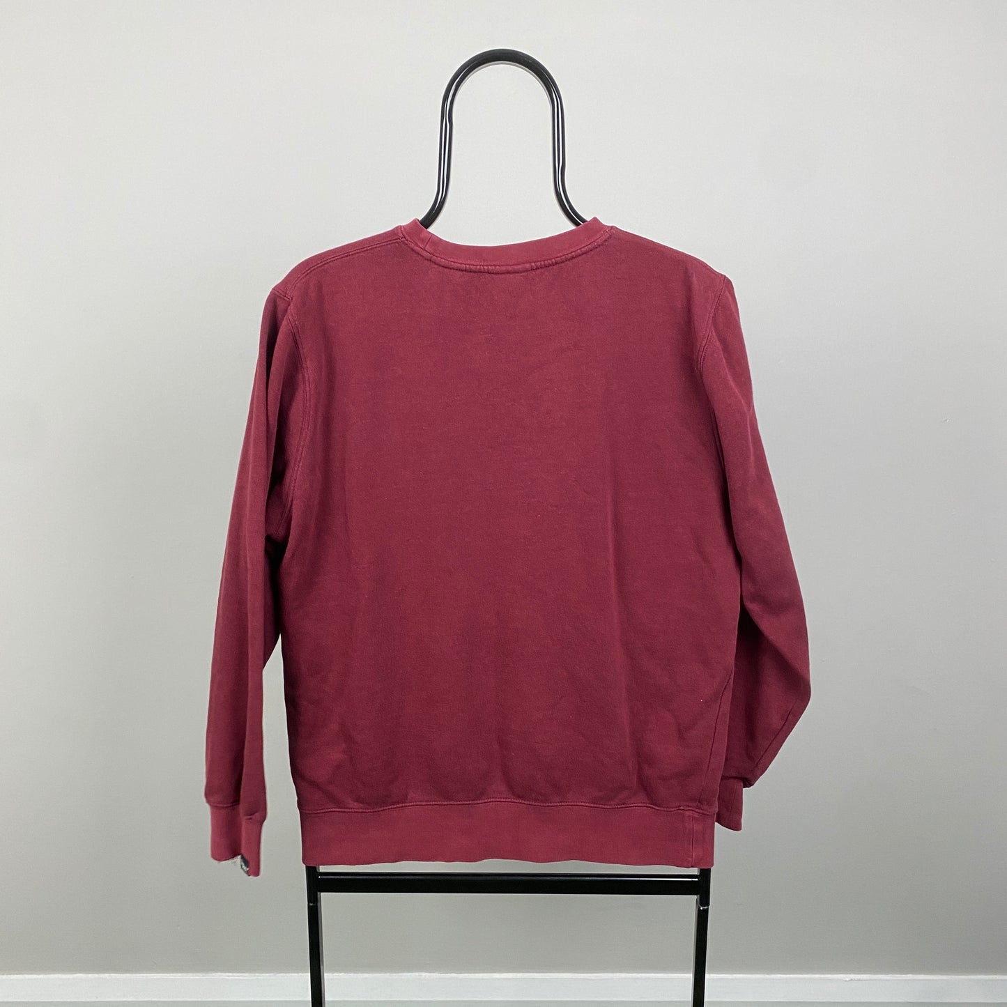 00s Stussy Sweatshirt Red Small