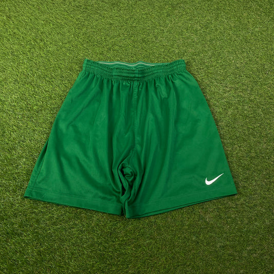 00s Nike Football Shorts Green Medium