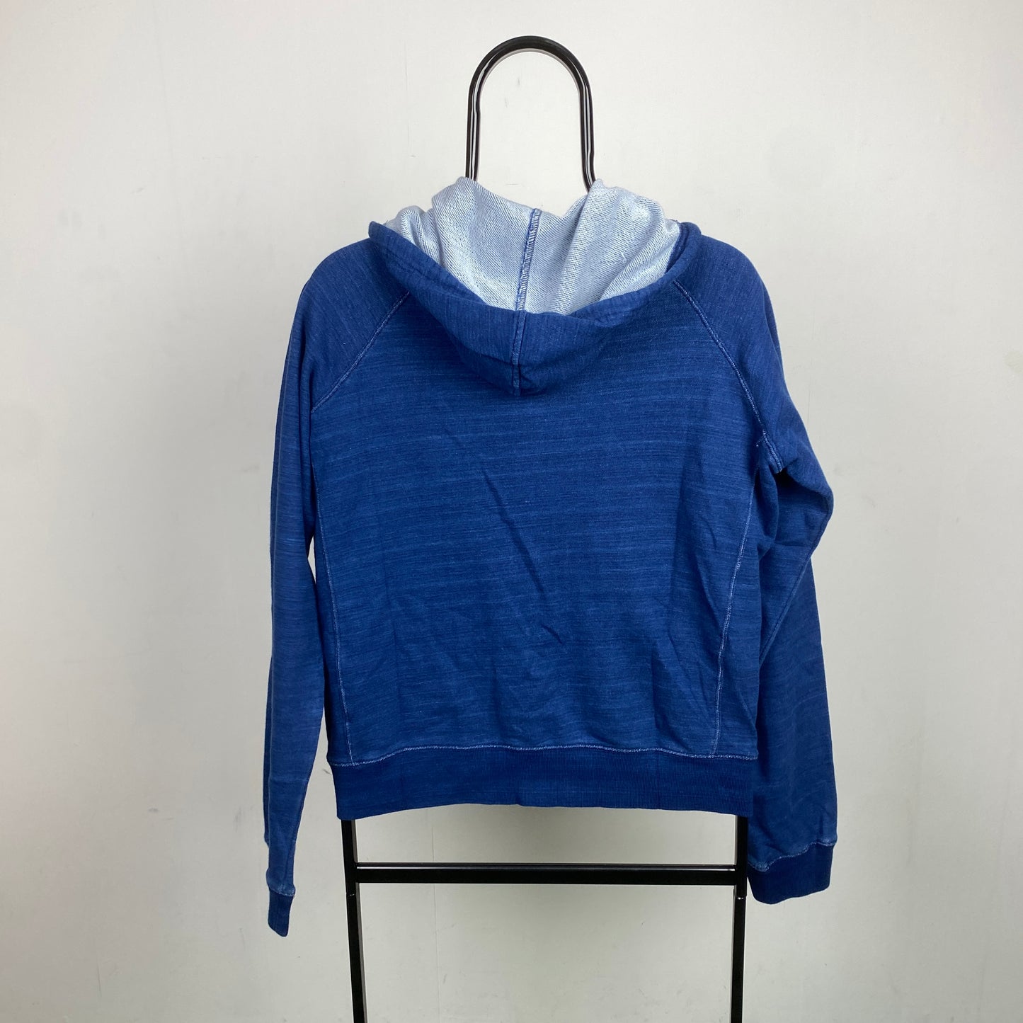 00s Nike Denim Hoodie Blue Large