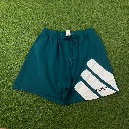 90s Adidas Equipment Football Shorts Green Large
