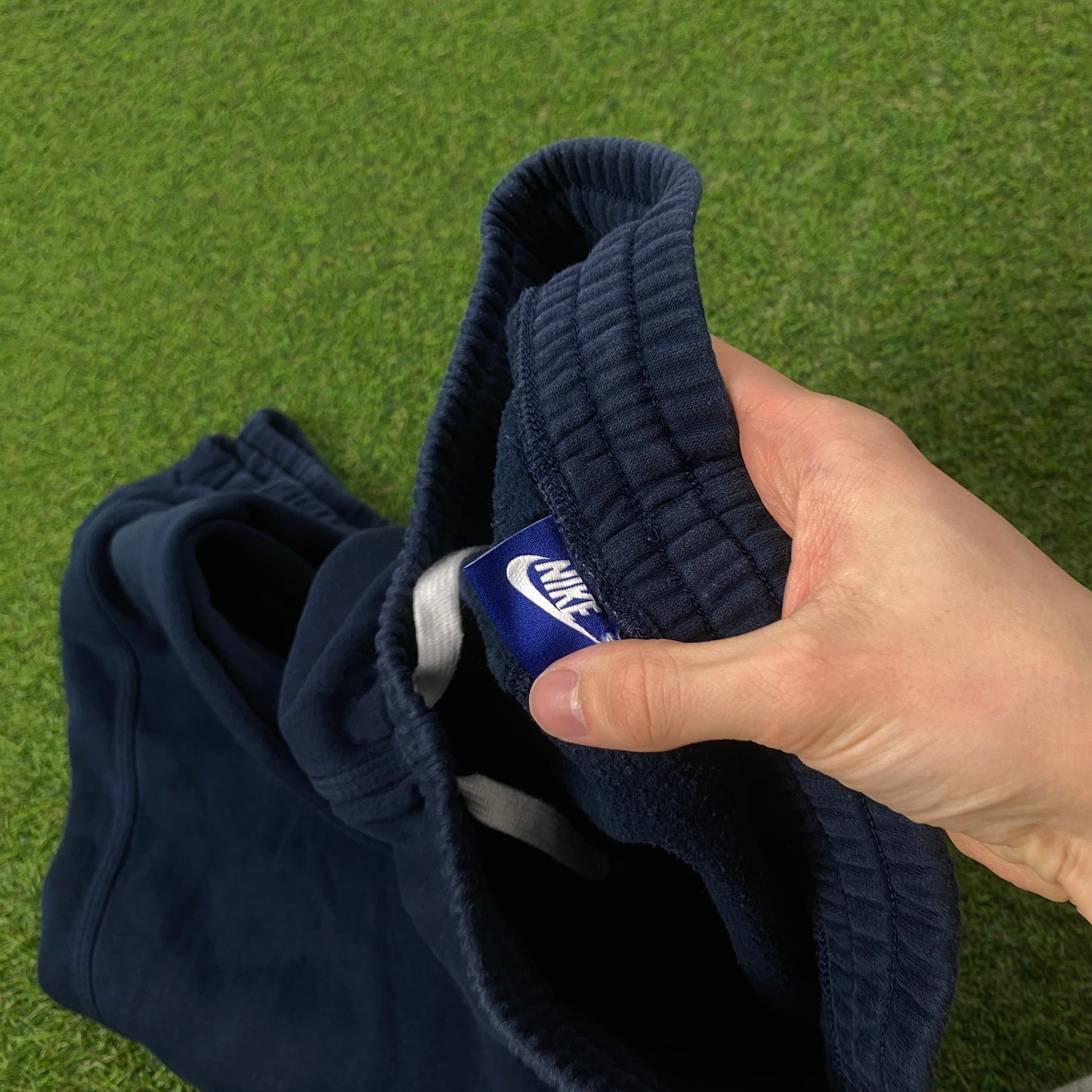 00s Nike Cotton Joggers Blue Small