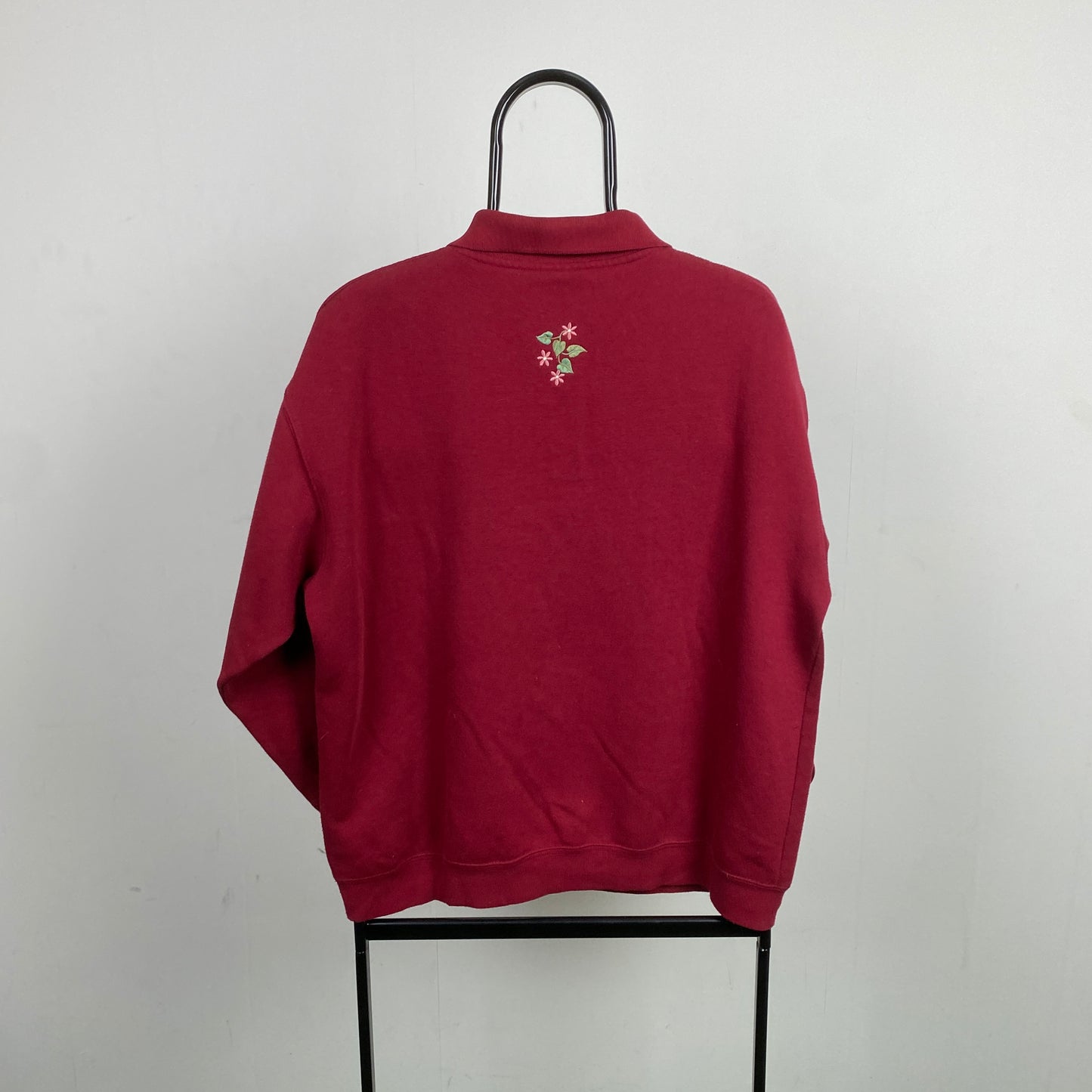 Retro Tulchan Cat Sweatshirt Red Large