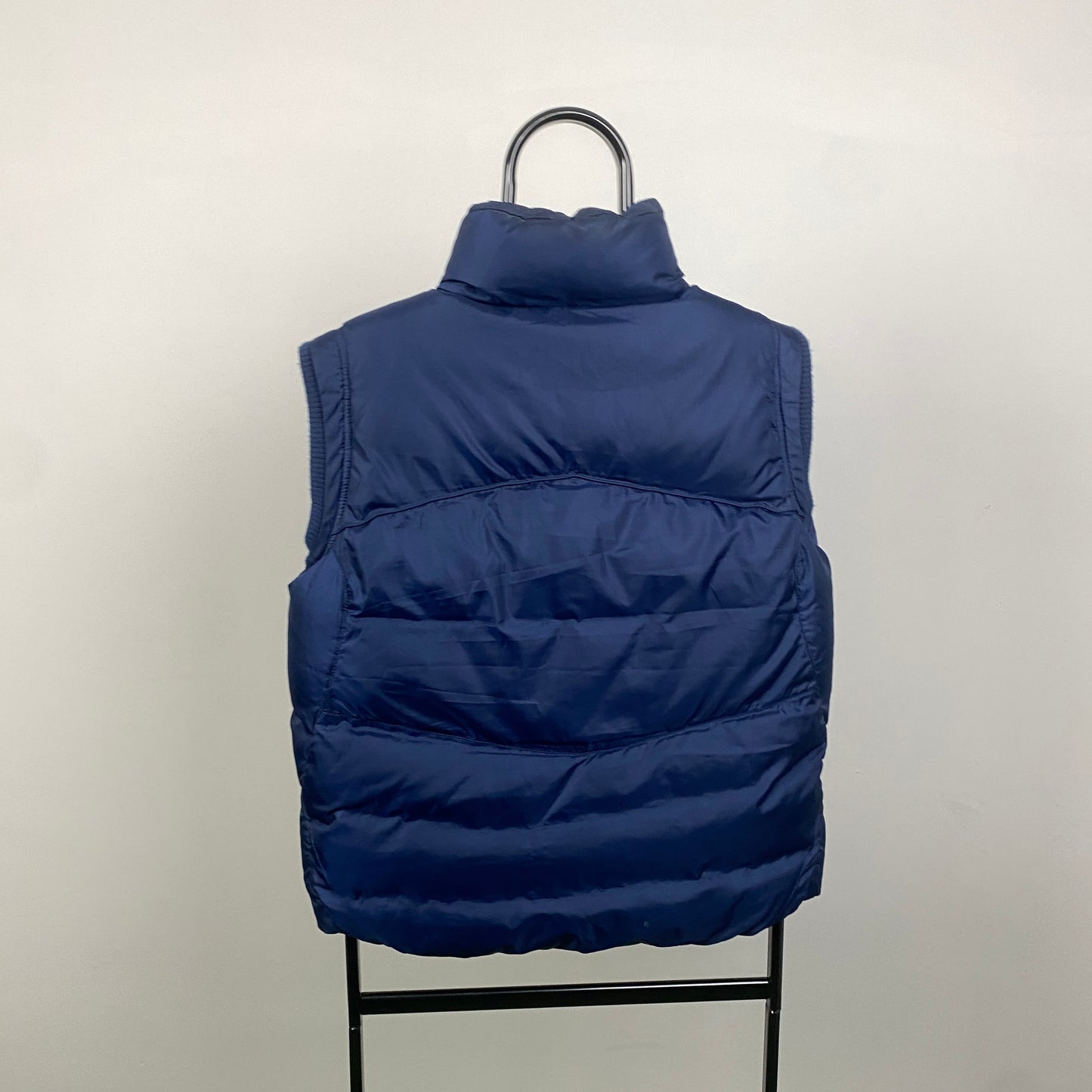 00s Nike Puffer Gilet Jacket Blue XS