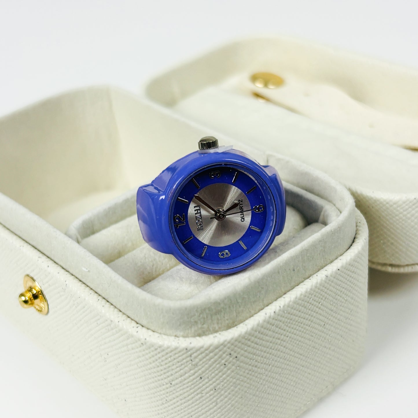 Purple Watch Ring Adjustable