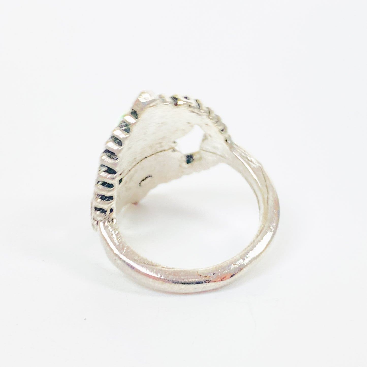 Retro Cluster Ring Silver