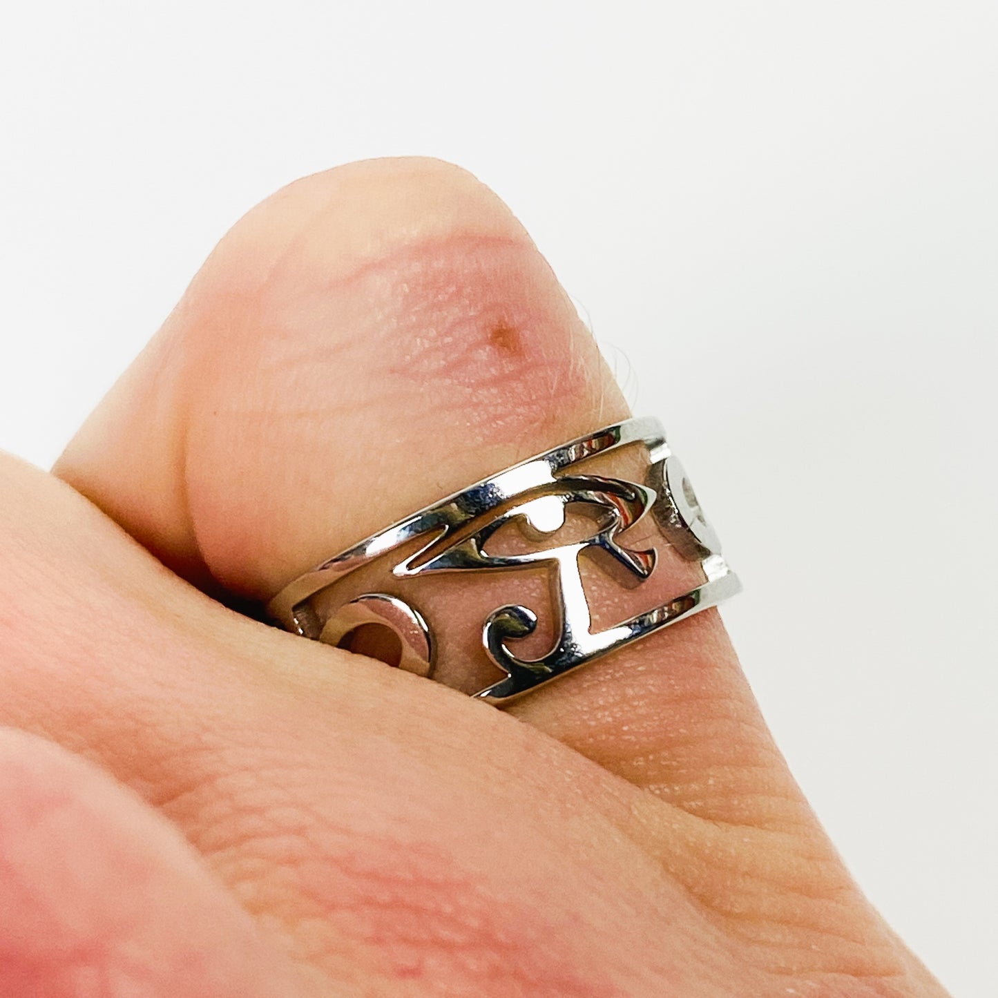 Retro Vintage Egypt Ring Silver