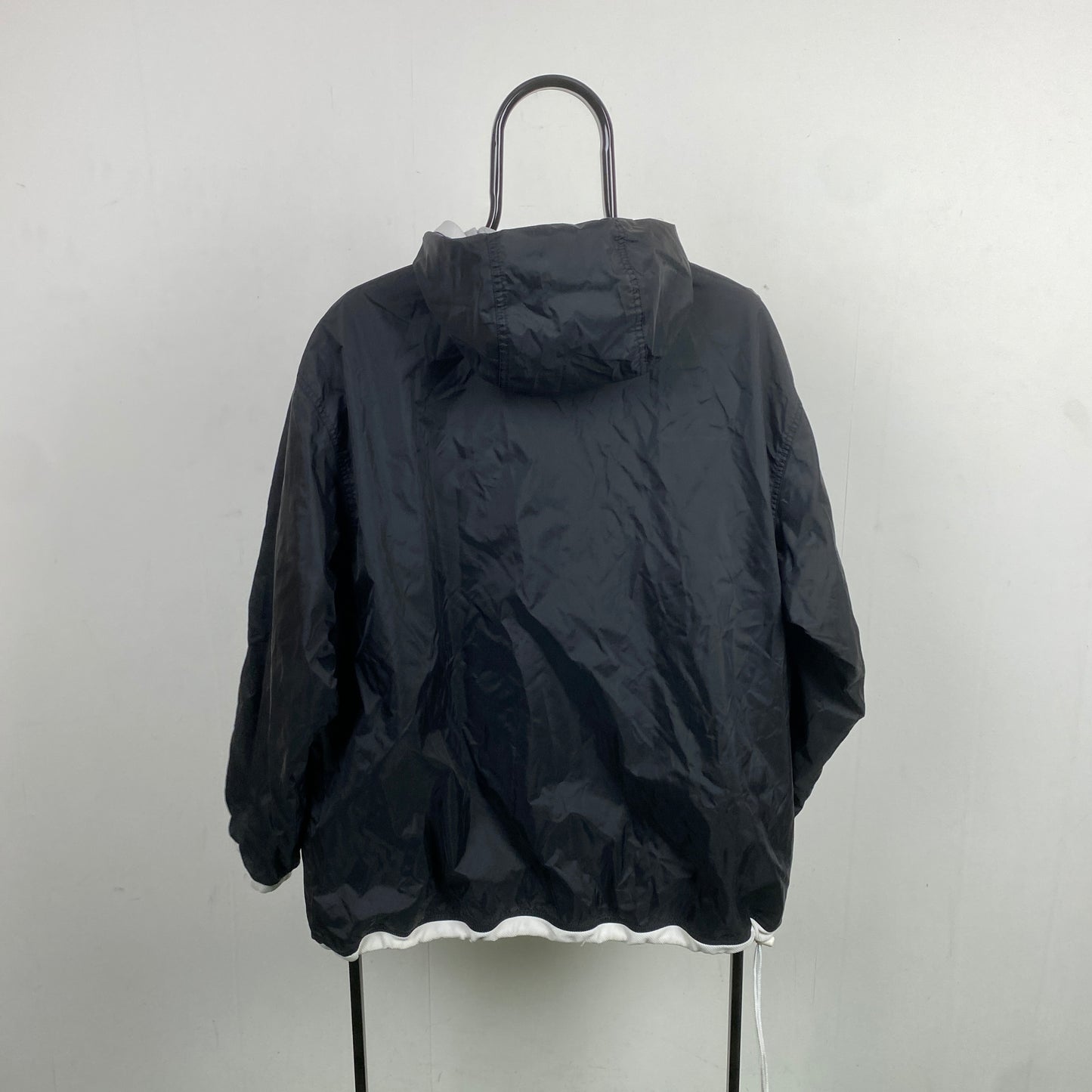 90s Nike Reversible Windbreaker Coat Jacket Black Medium