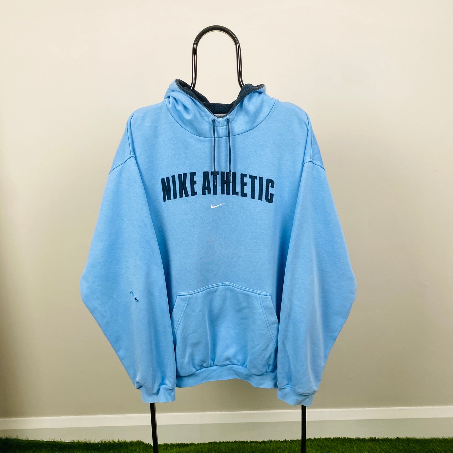 00s Nike Athletic Hoodie Baby Blue XL