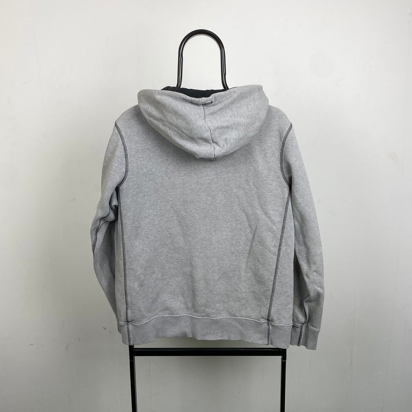 00s Nike Air Max Contrast Stitch Hoodie Grey Small