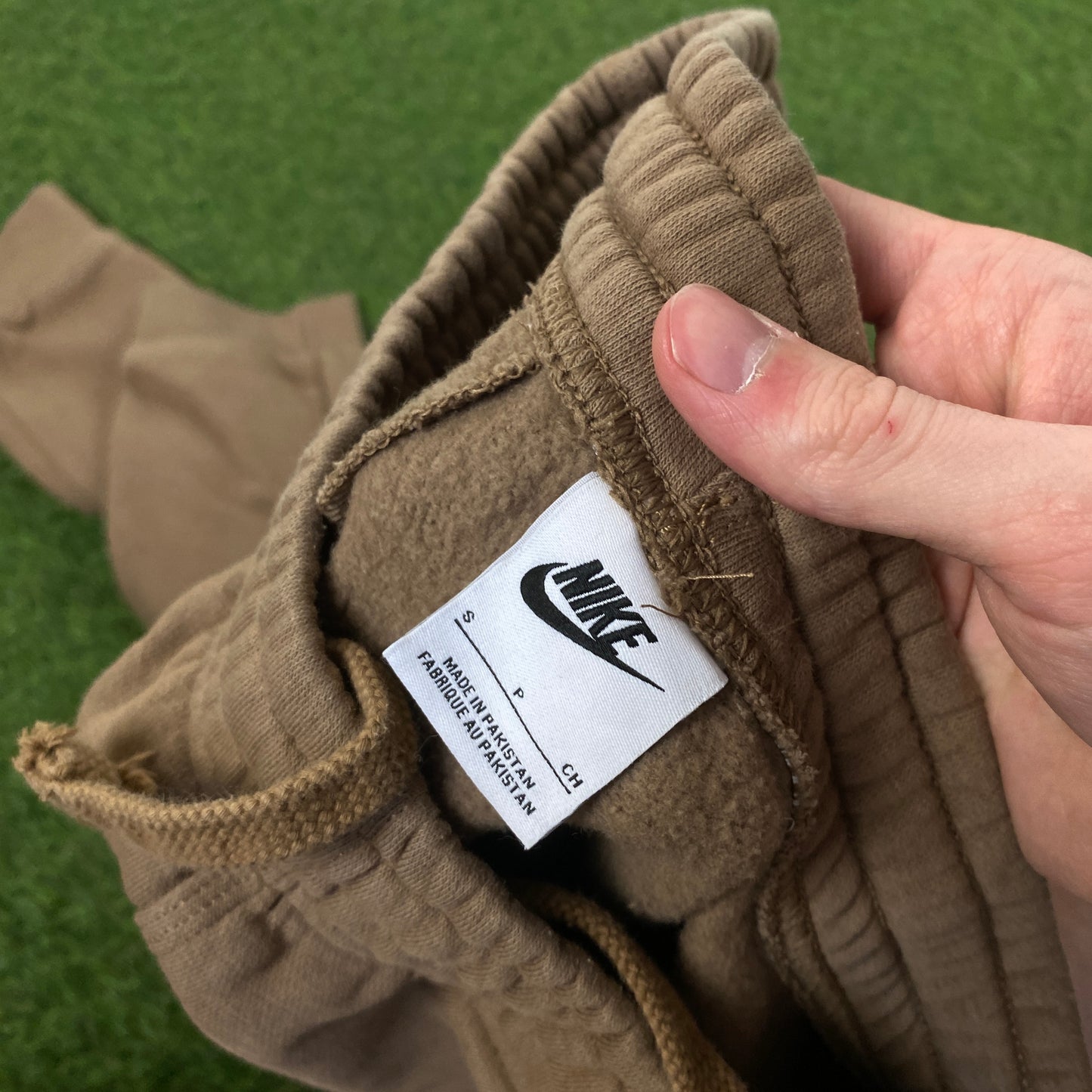 00s Nike Cotton Joggers Brown Small
